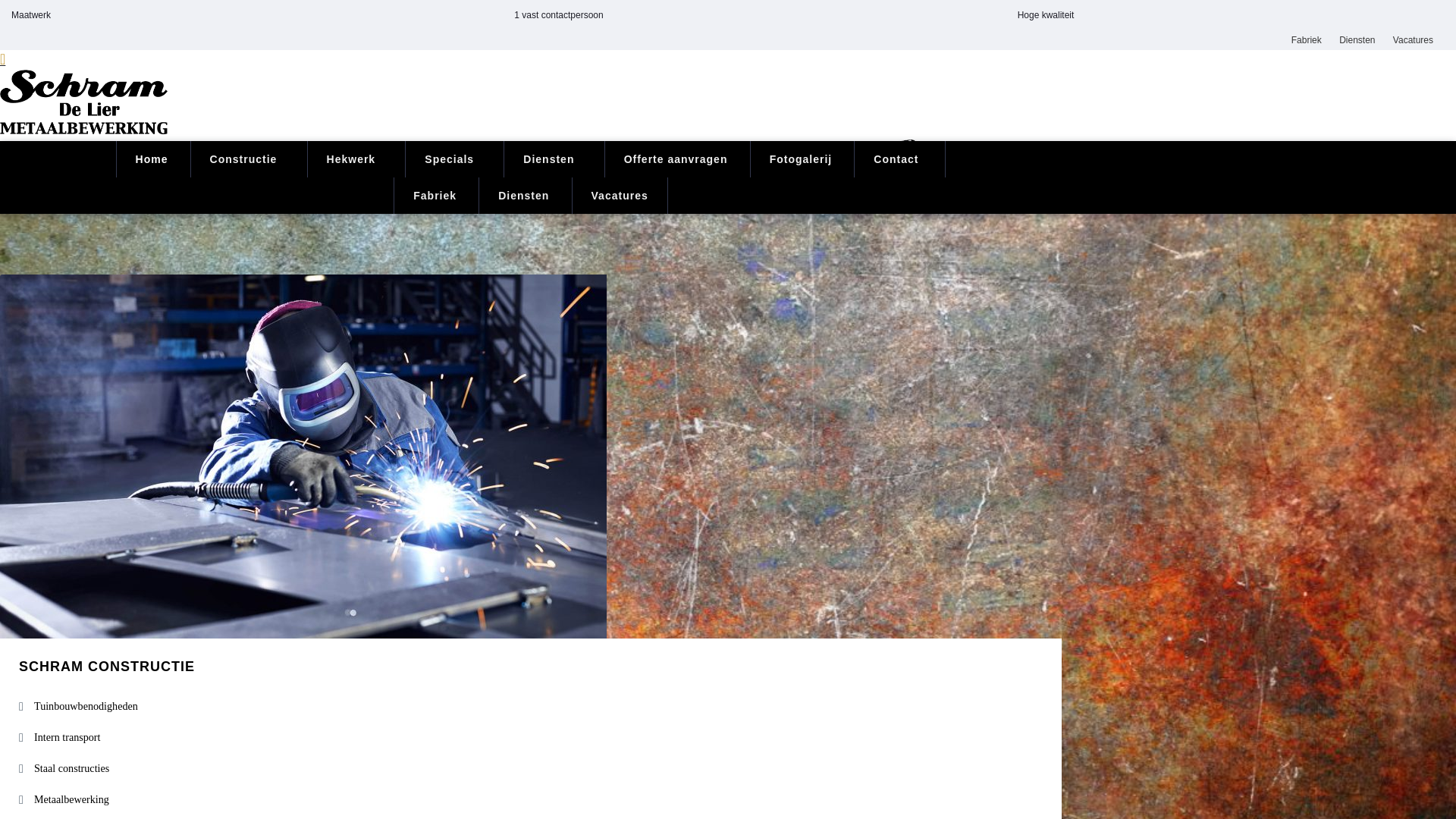 website screenshot of https://hekwerkwestland.nl