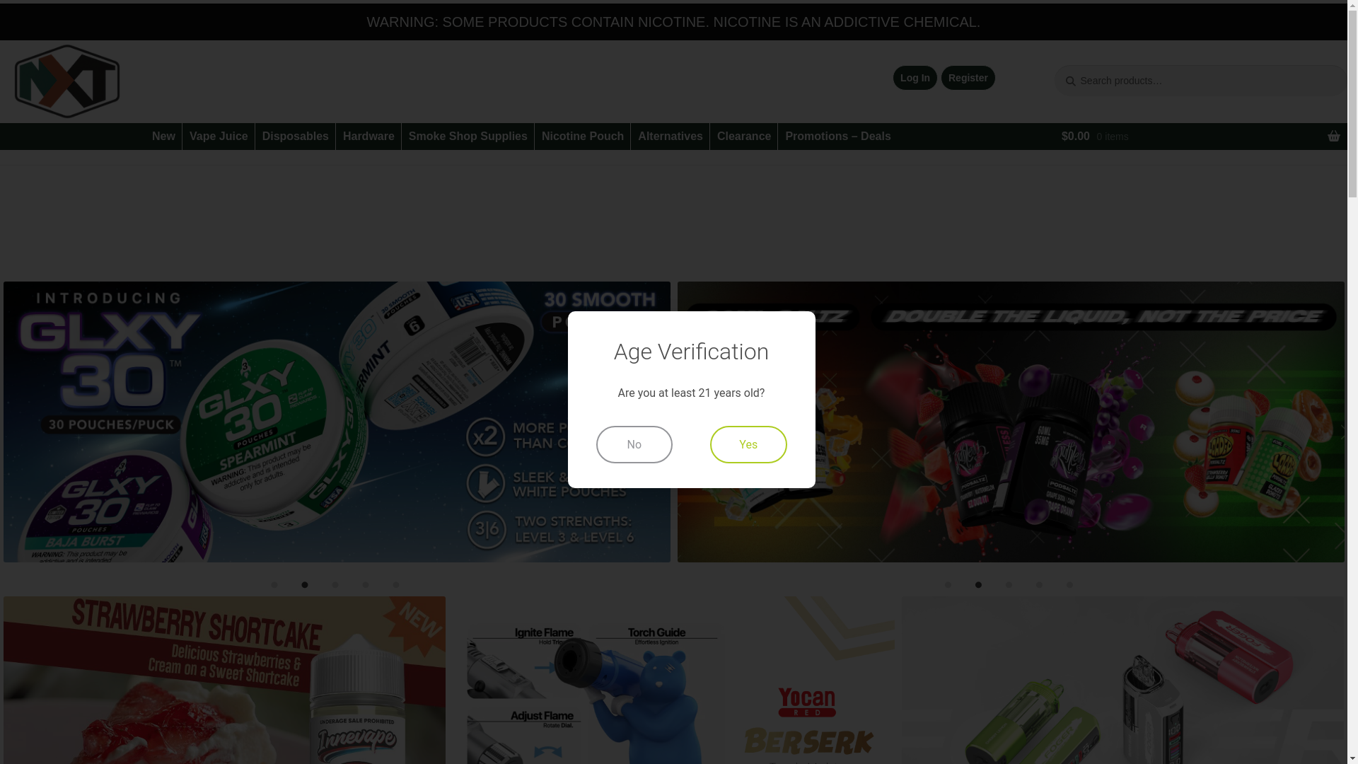 website screenshot of https://nxtca.com/