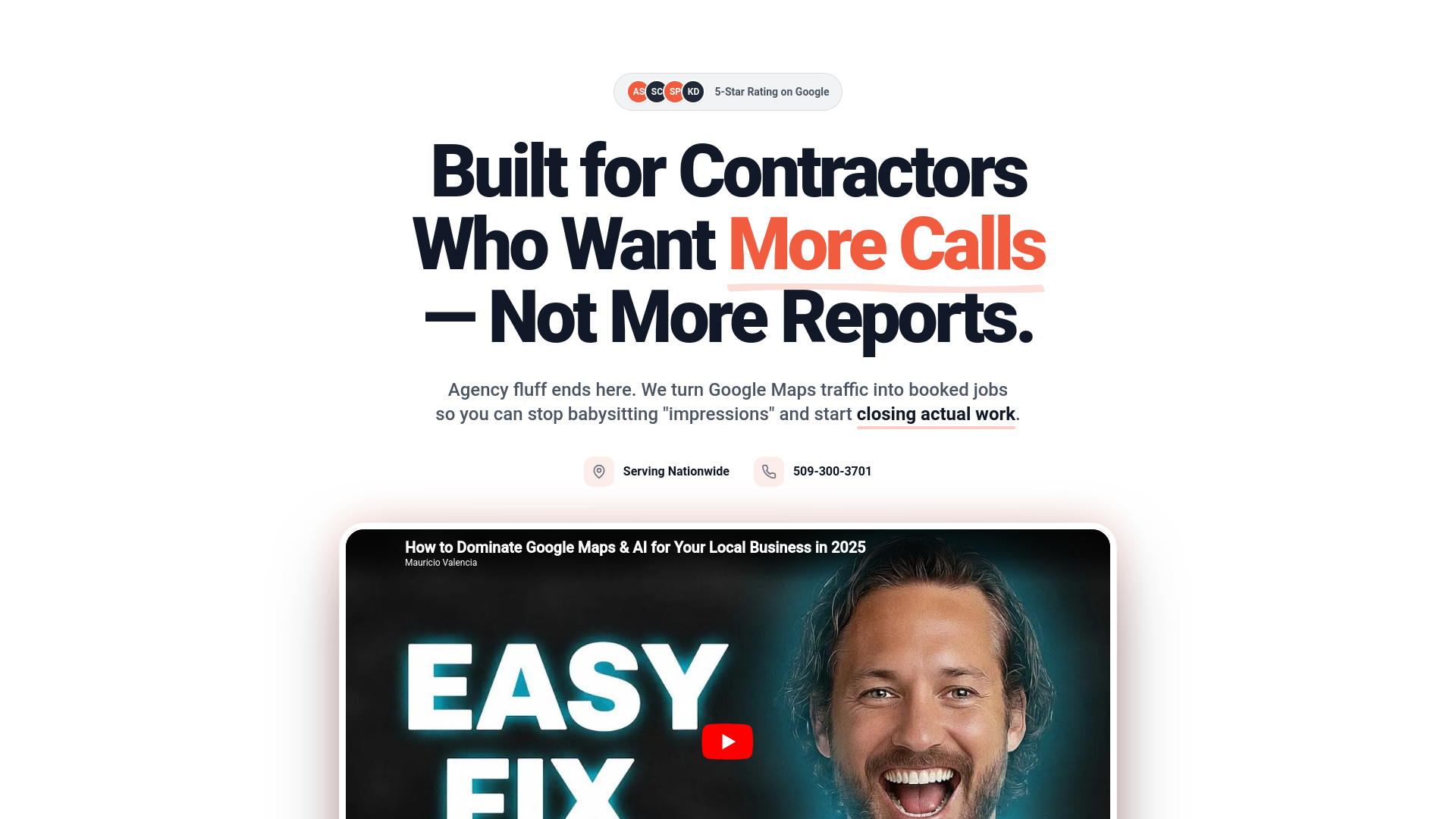 website screenshot of https://stokeleads.pages.dev/