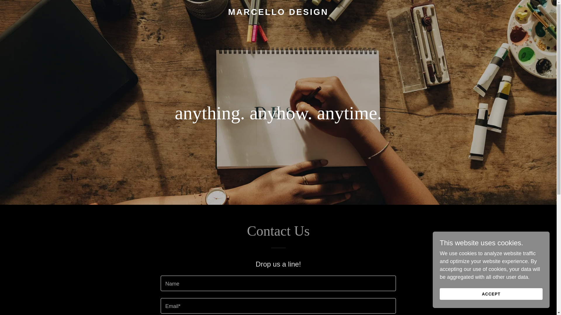 website screenshot of https://marcello-design.com/