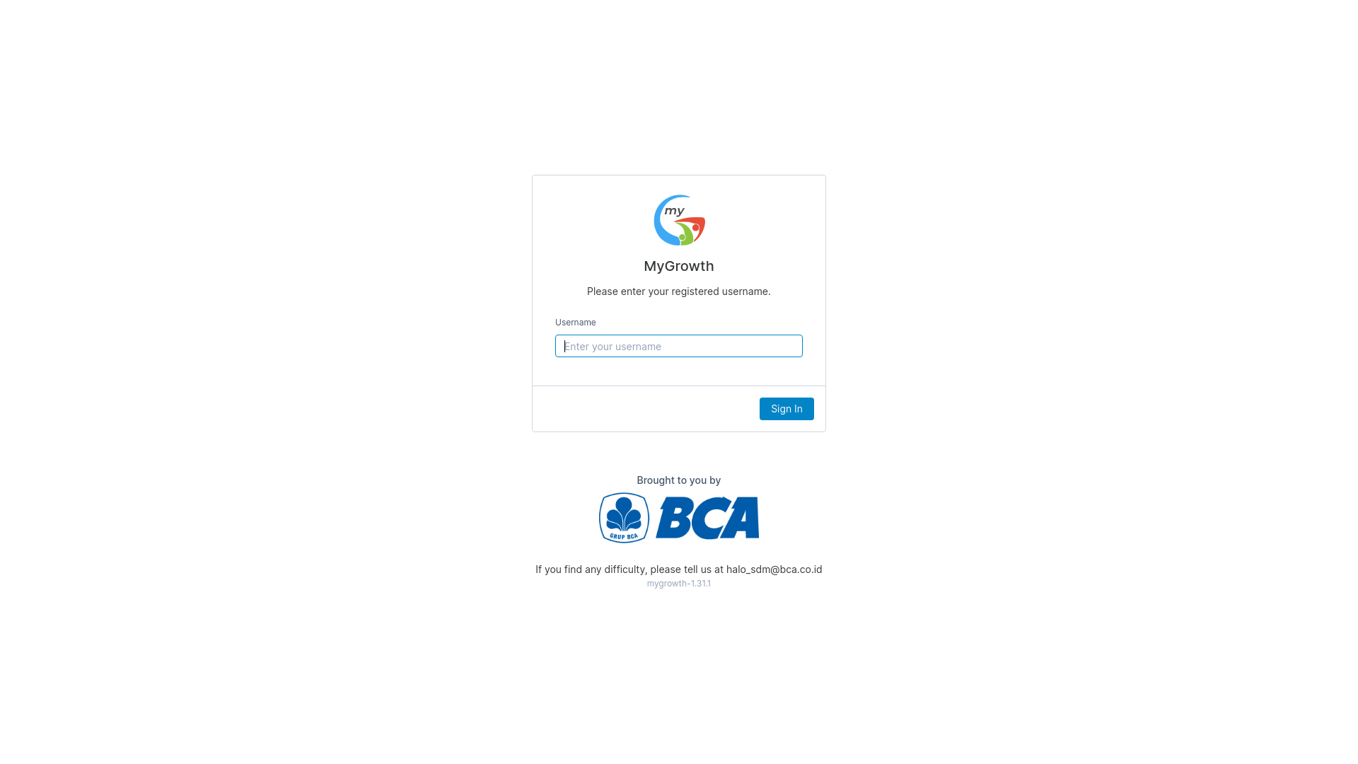 website screenshot of https://mygrowth.bca.co.id/