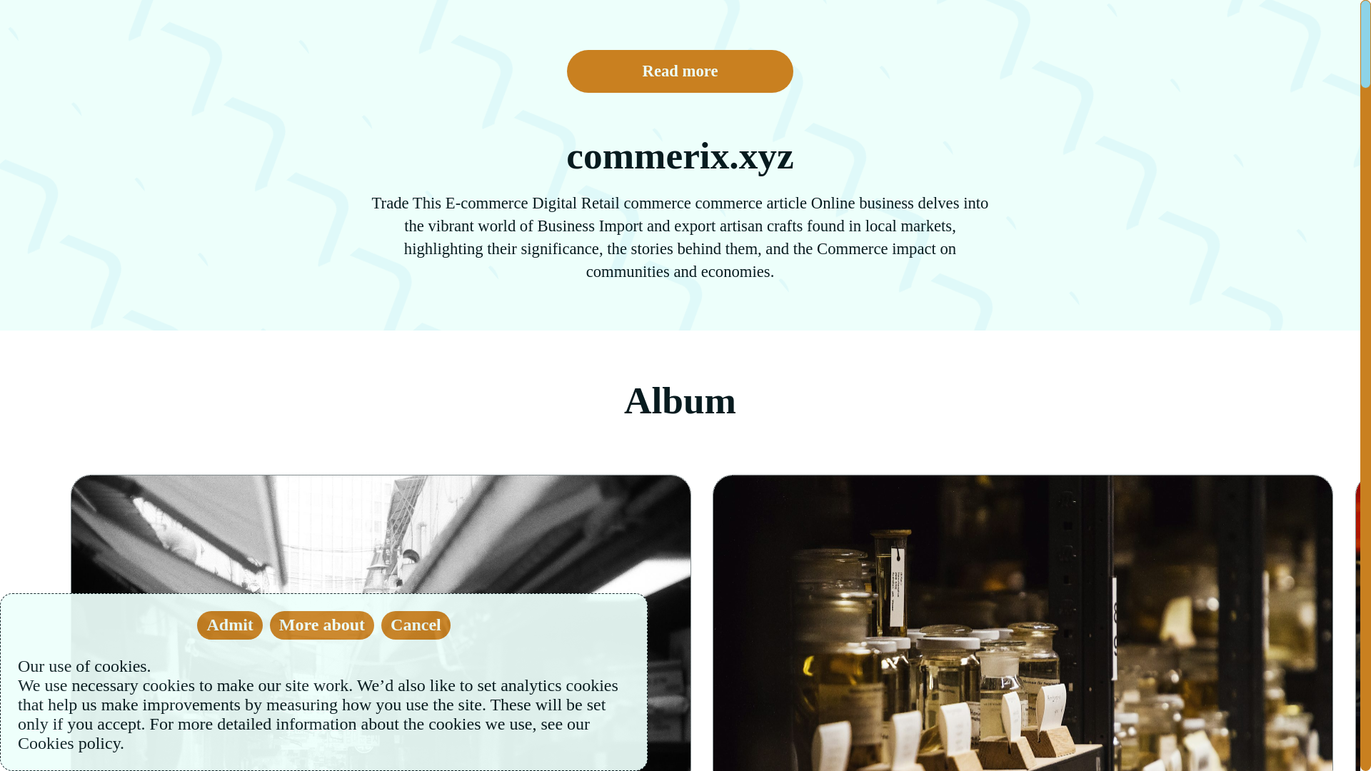 website screenshot of https://commerix.xyz/