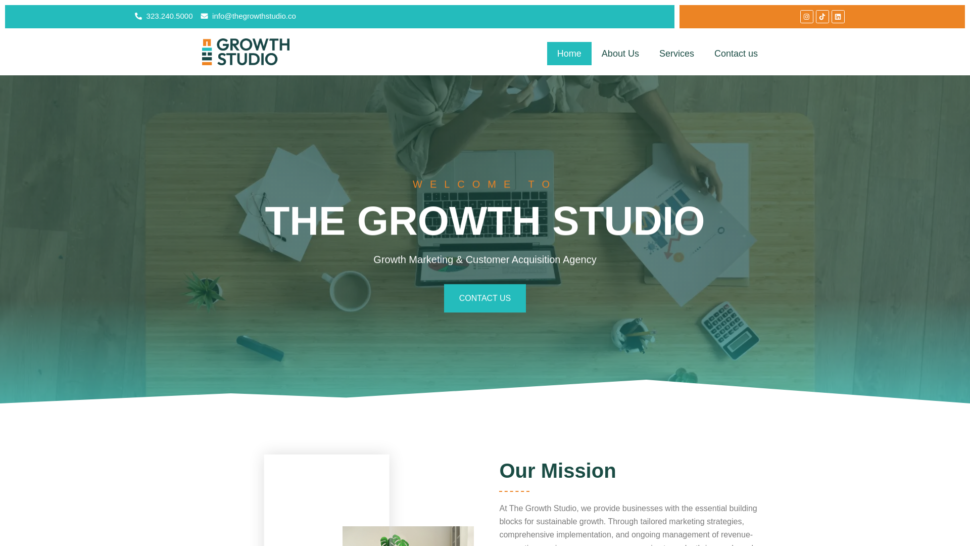 website screenshot of https://getgrowthstudio.com/