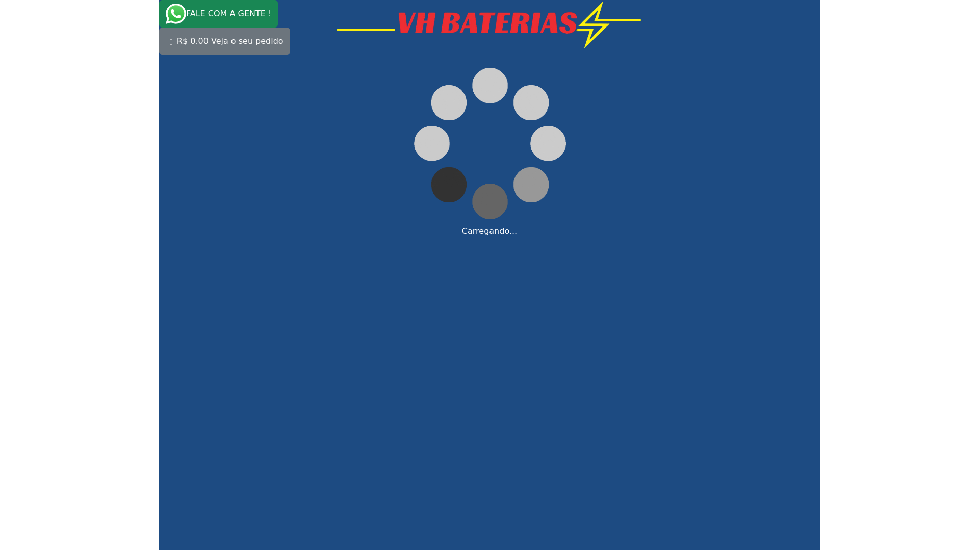 website screenshot of https://vhbaterias.pages.dev/