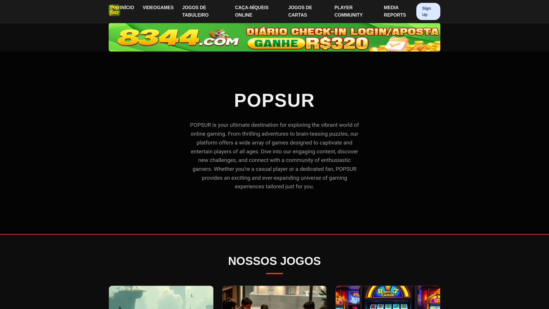 website screenshot of https://popsur8.com/