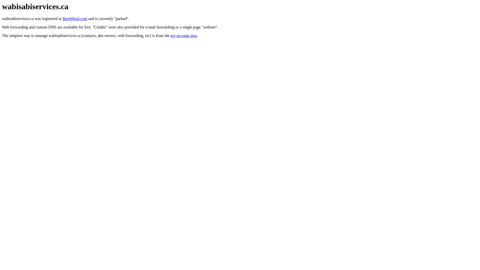 website screenshot of https://wabisabiservices.ca/