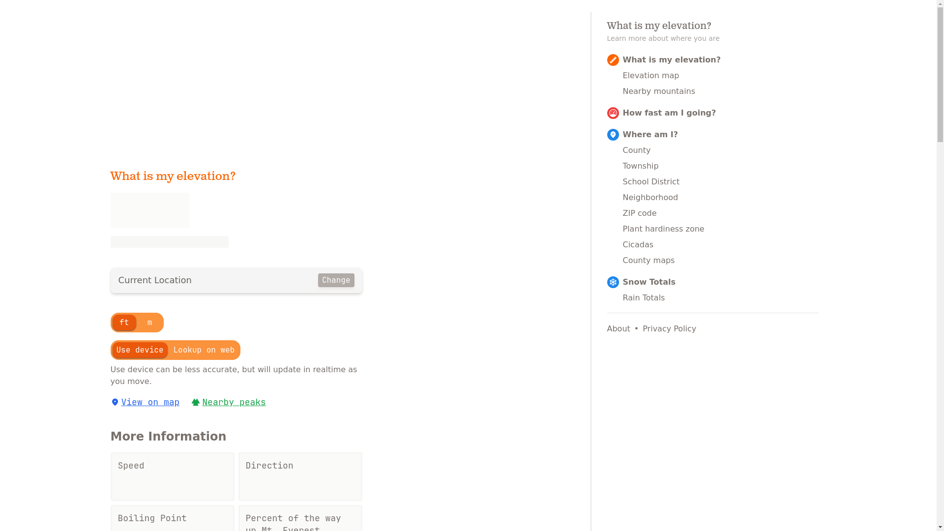 website screenshot of https://elevation-next.pages.dev/
