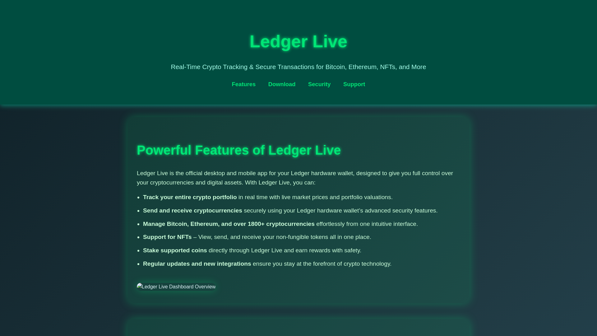 website screenshot of https://qas-ledger-lives.pages.dev