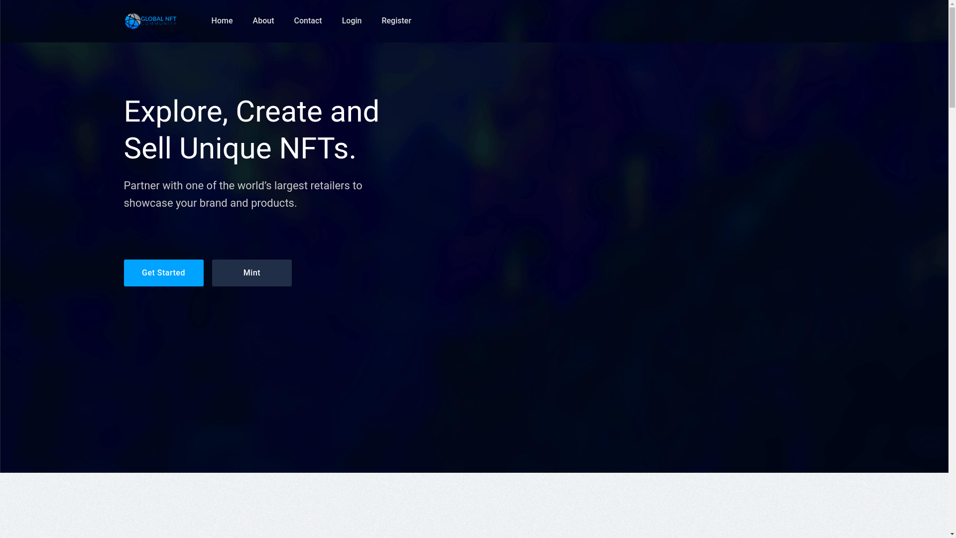 website screenshot of https://aquamintarts.com/