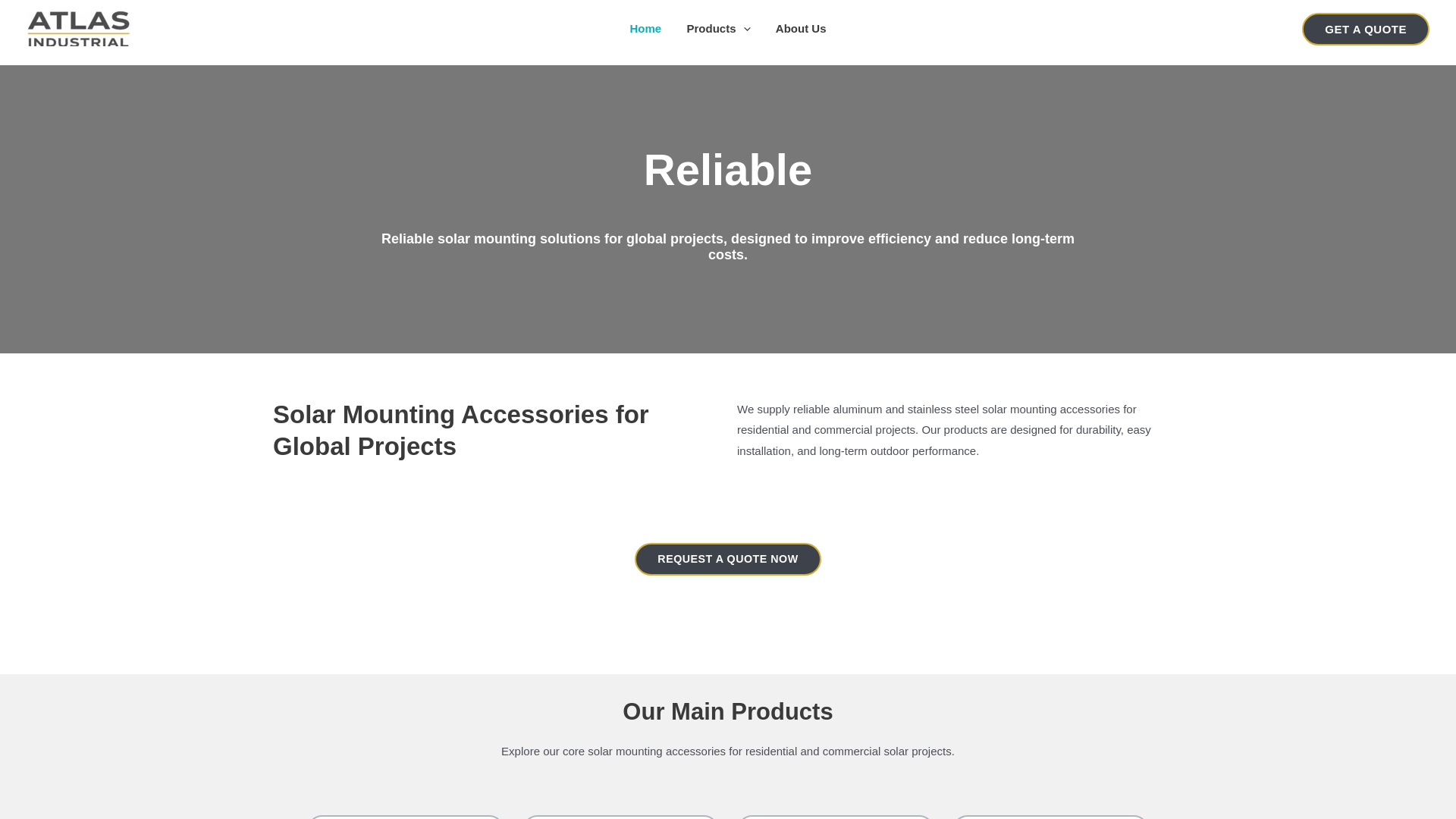 website screenshot of https://atlas-industrial.net/