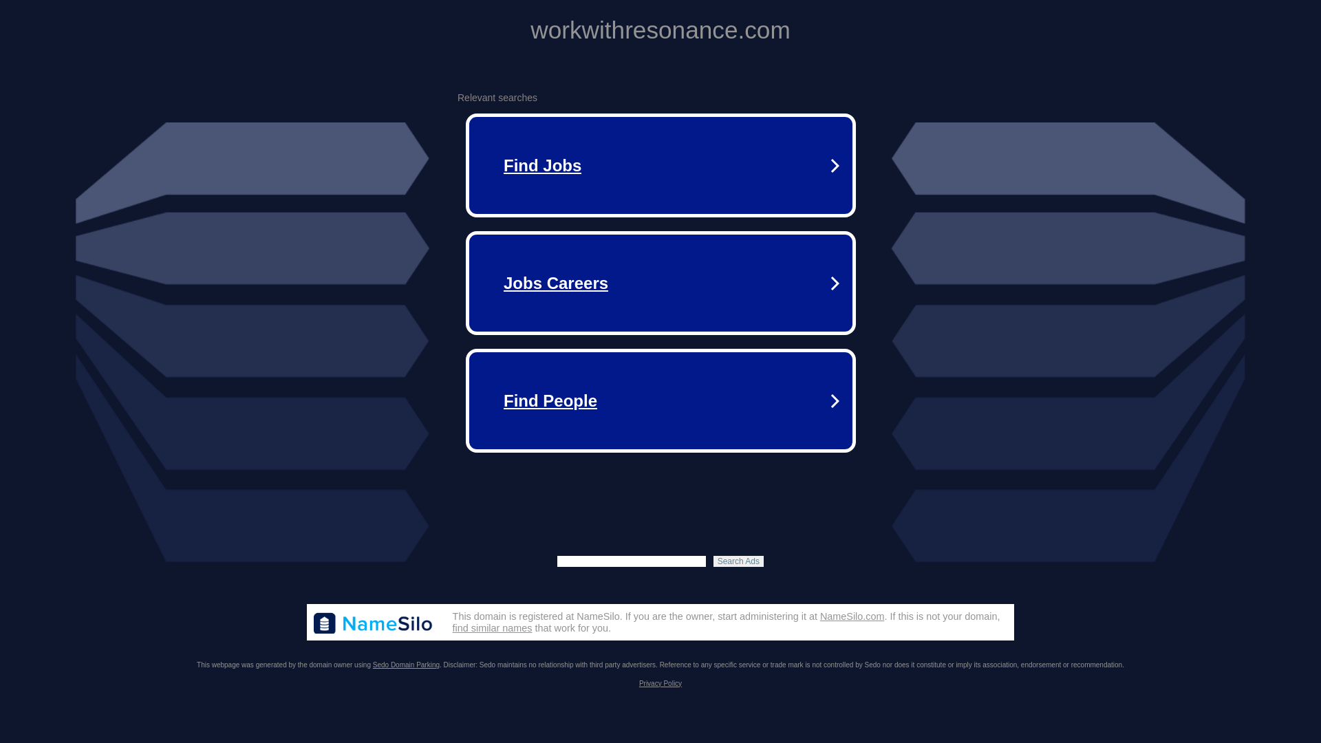 website screenshot of https://workwithresonance.com/