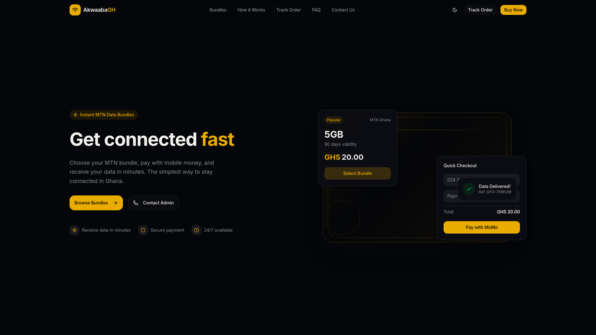 website screenshot of https://akwaabashop.store/
