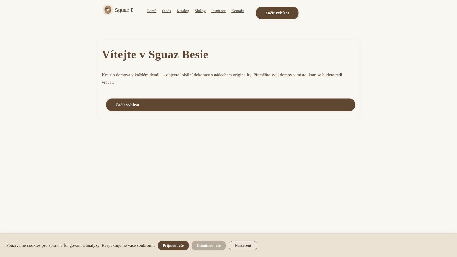 website screenshot of https://sguazbesie.center