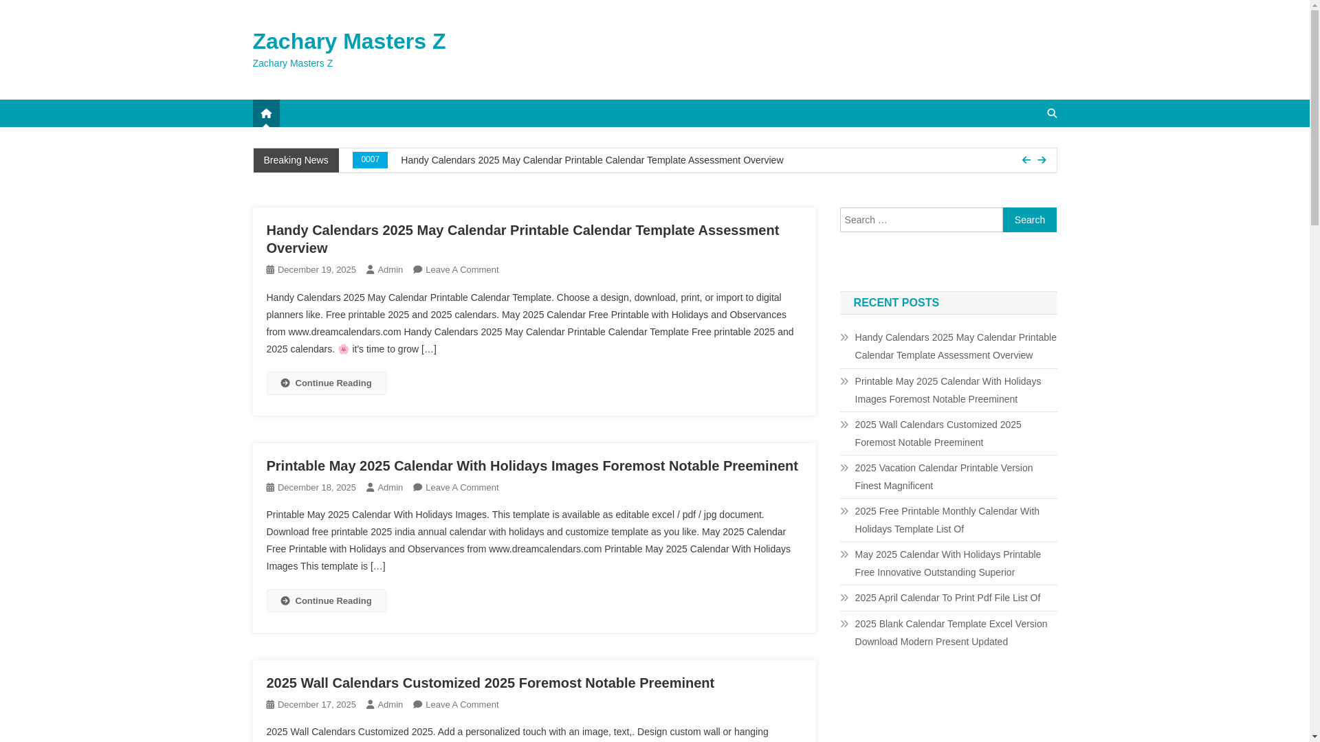 website screenshot of https://zacharymastersz.pages.dev/