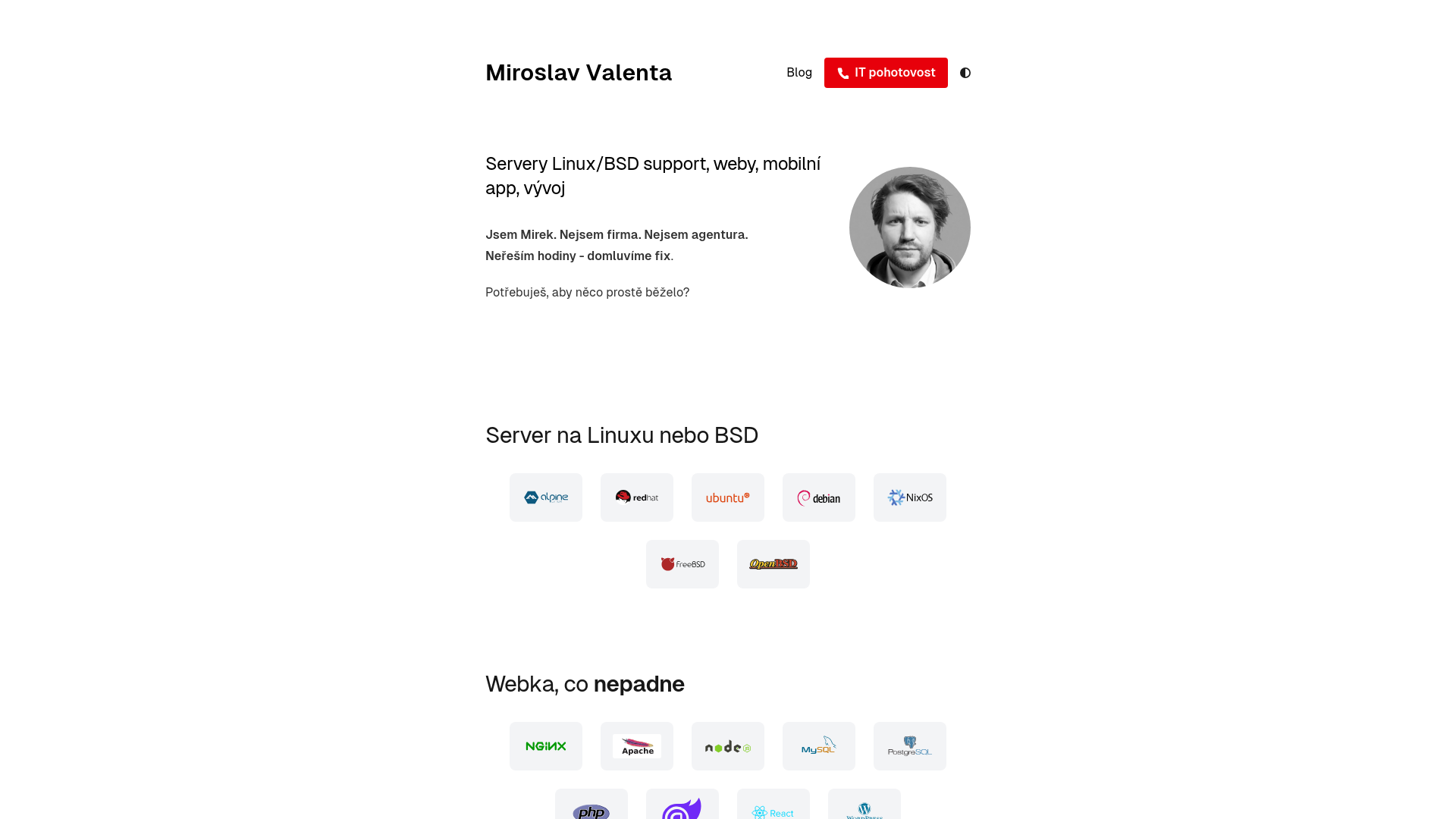 website screenshot of https://miravcz.pages.dev/