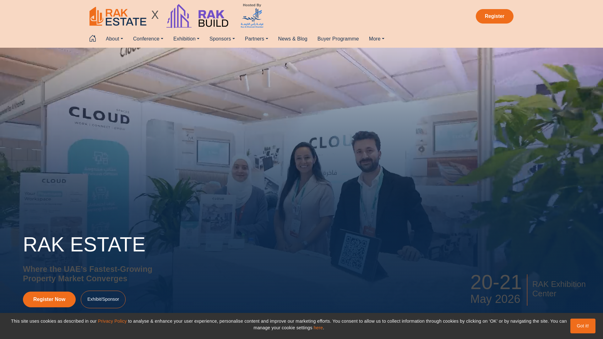 website screenshot of https://rak-estate-expo.pages.dev/