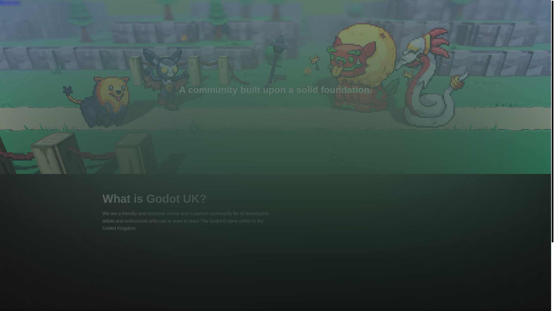 website screenshot of https://godot-org-uk-website.pages.dev/