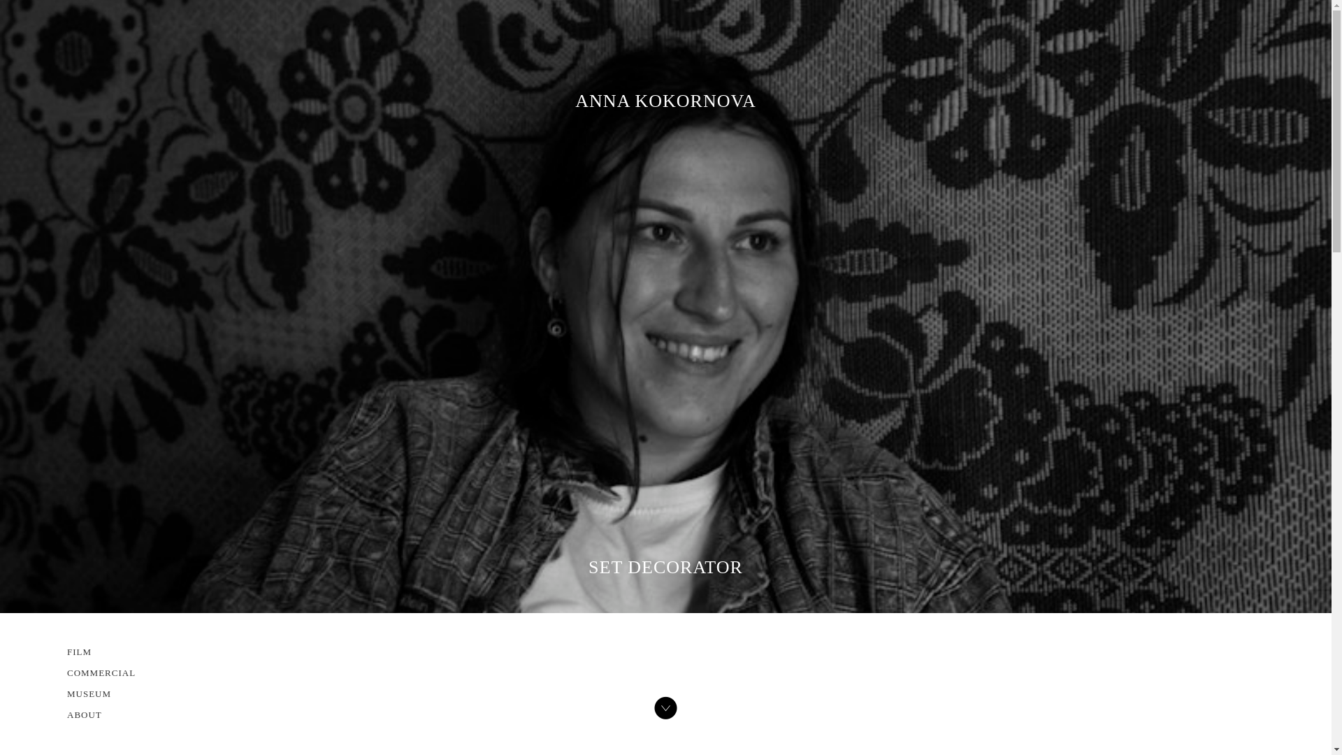 website screenshot of https://annakokornova.com/