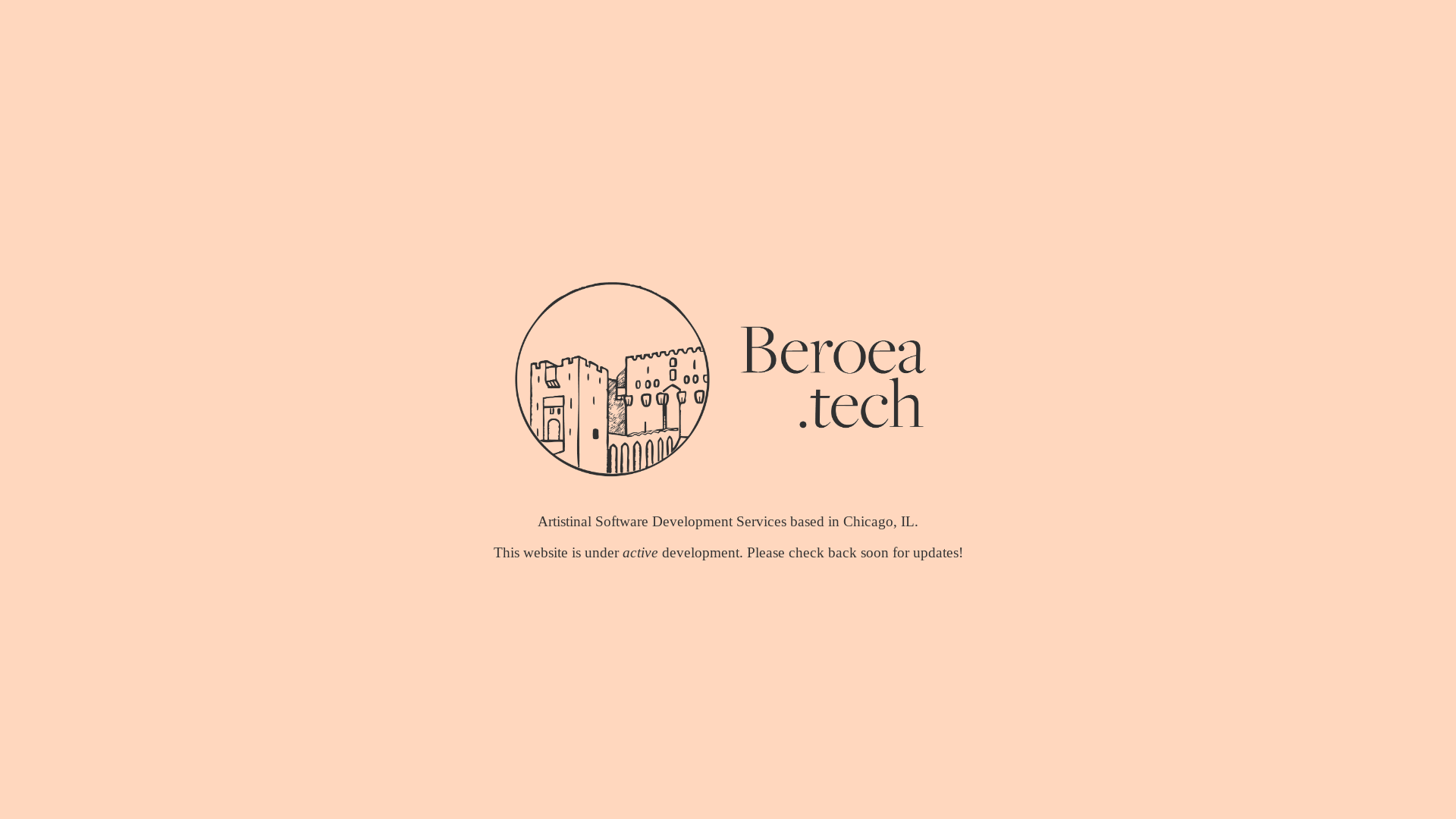 website screenshot of https://beroea-tech.pages.dev/