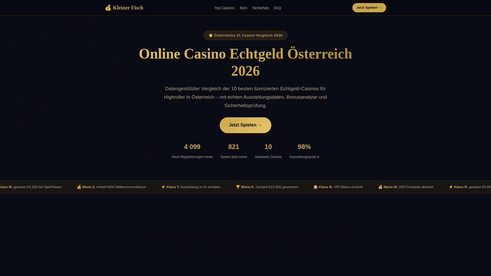 website screenshot of https://kleiner-fisch-at.pages.dev/