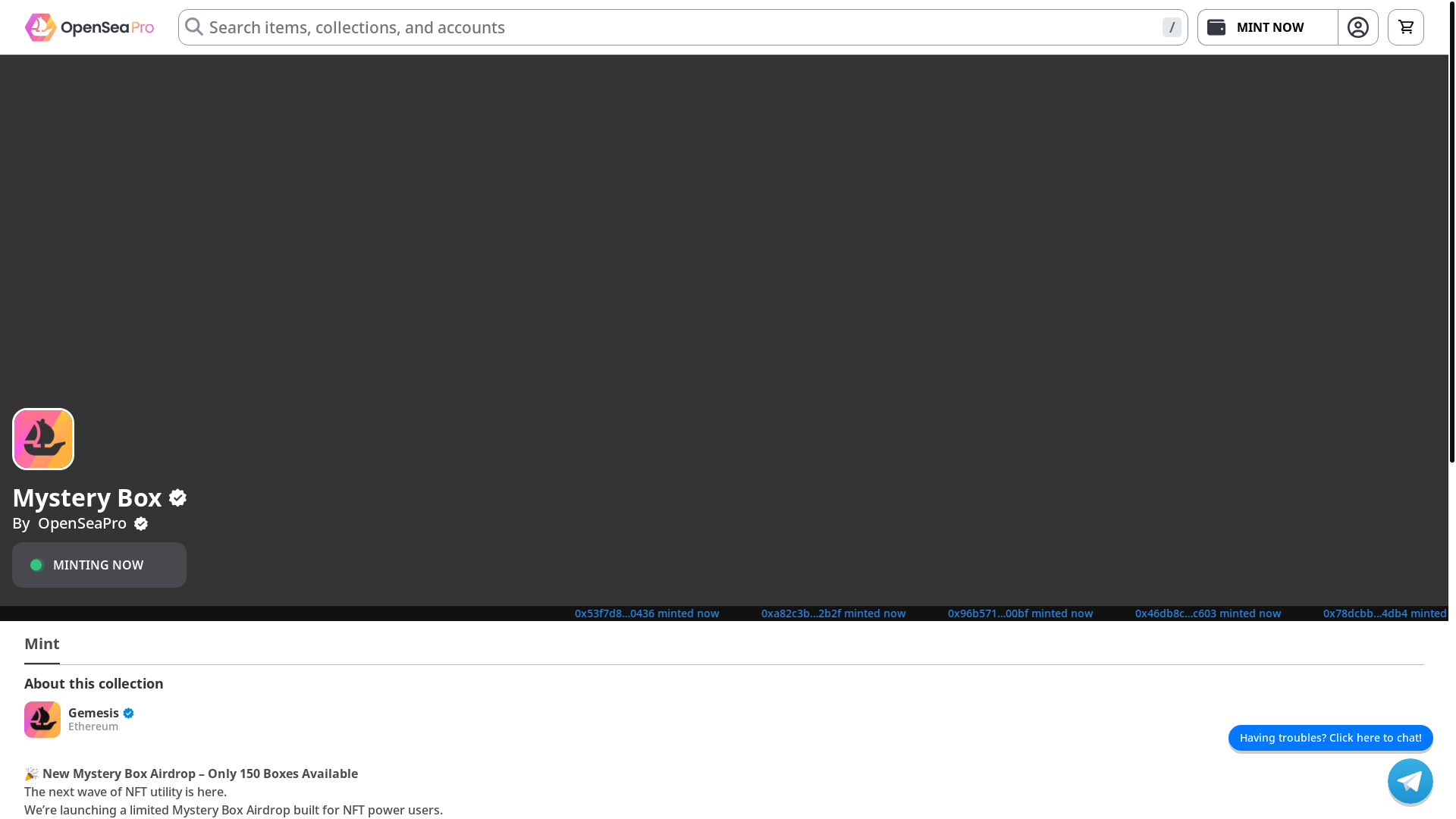 website screenshot of https://project-mint385.vercel.app/