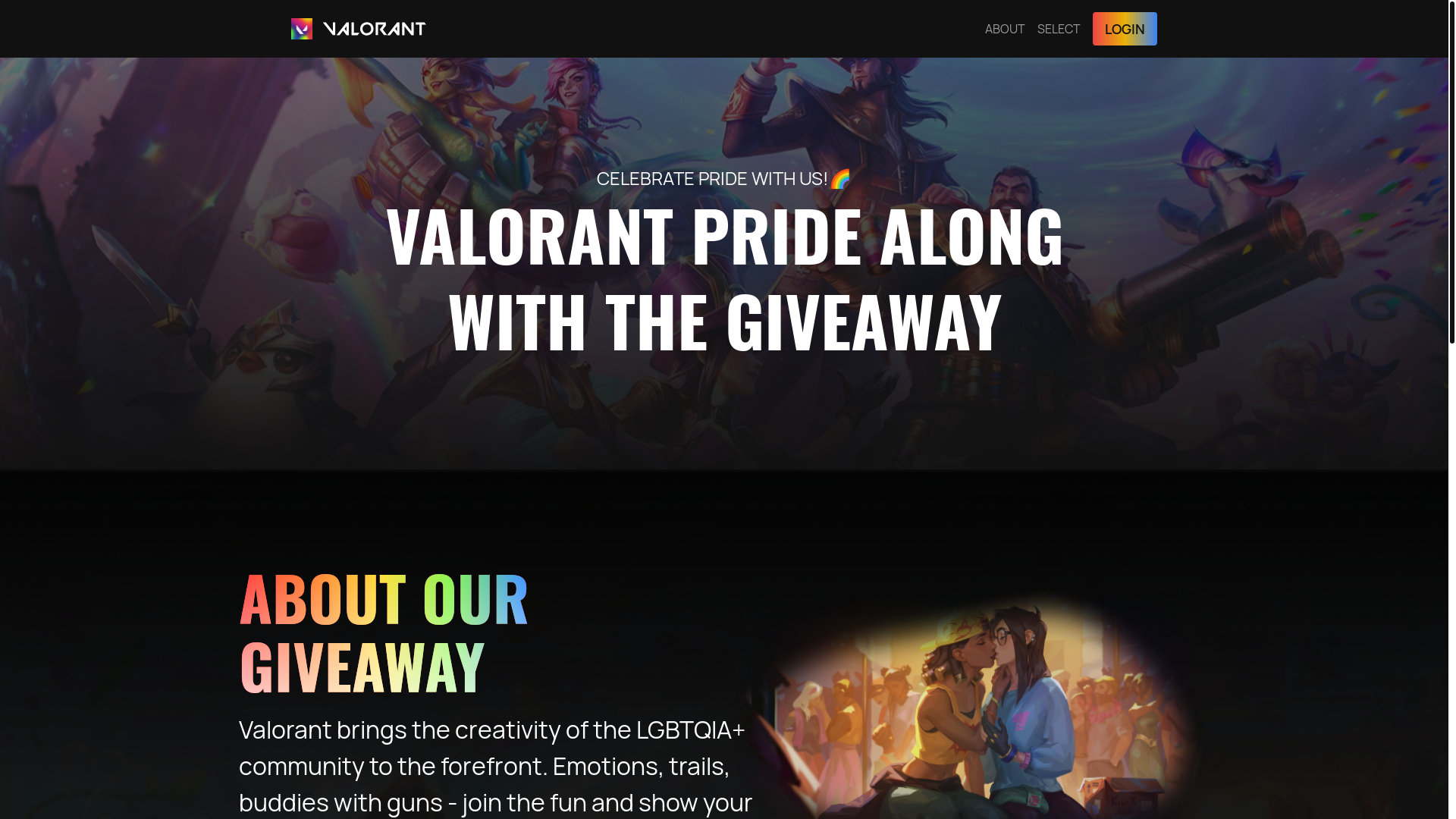 website screenshot of https://valo.click/