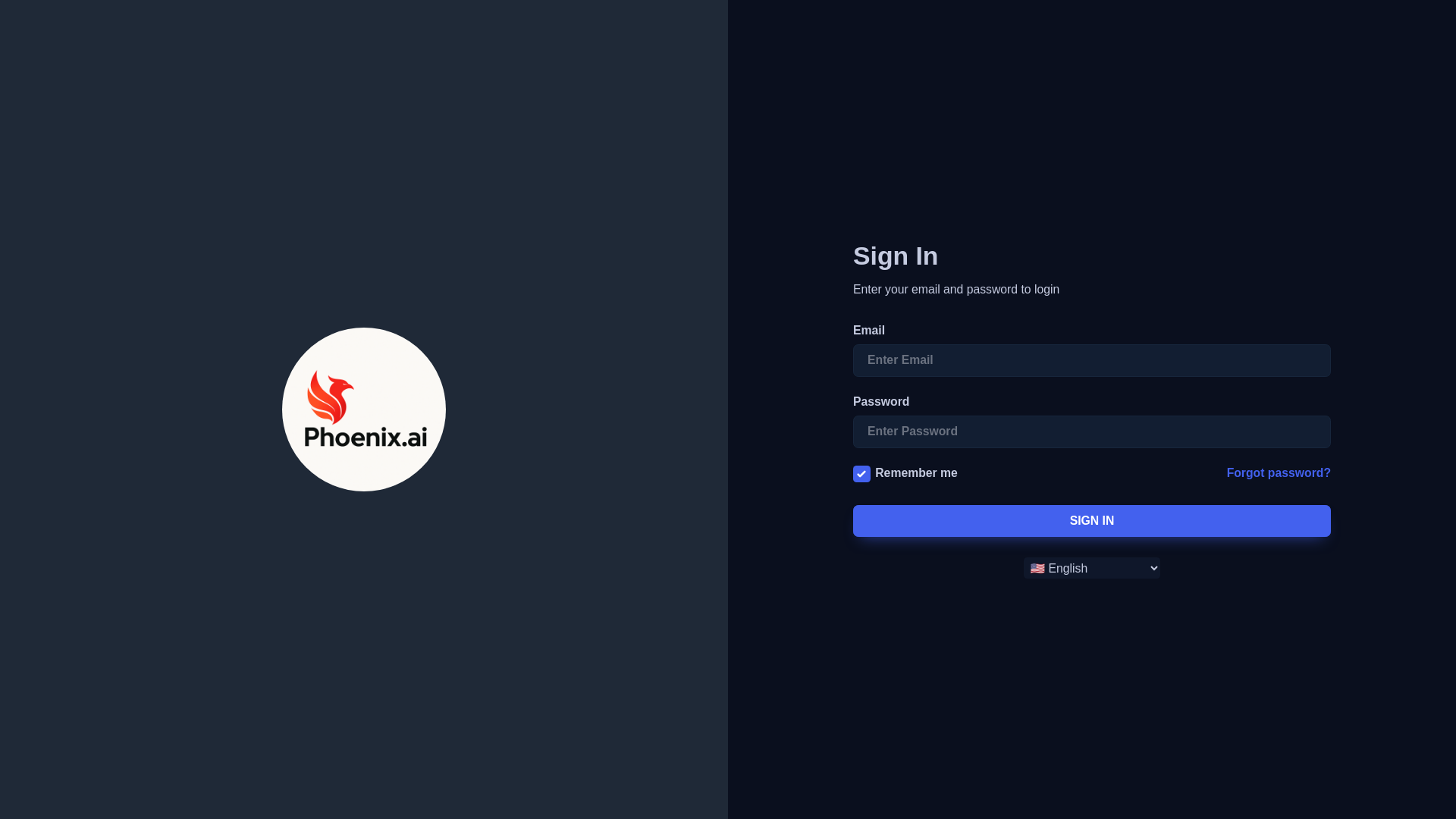 website screenshot of https://phoenixaidev.com/