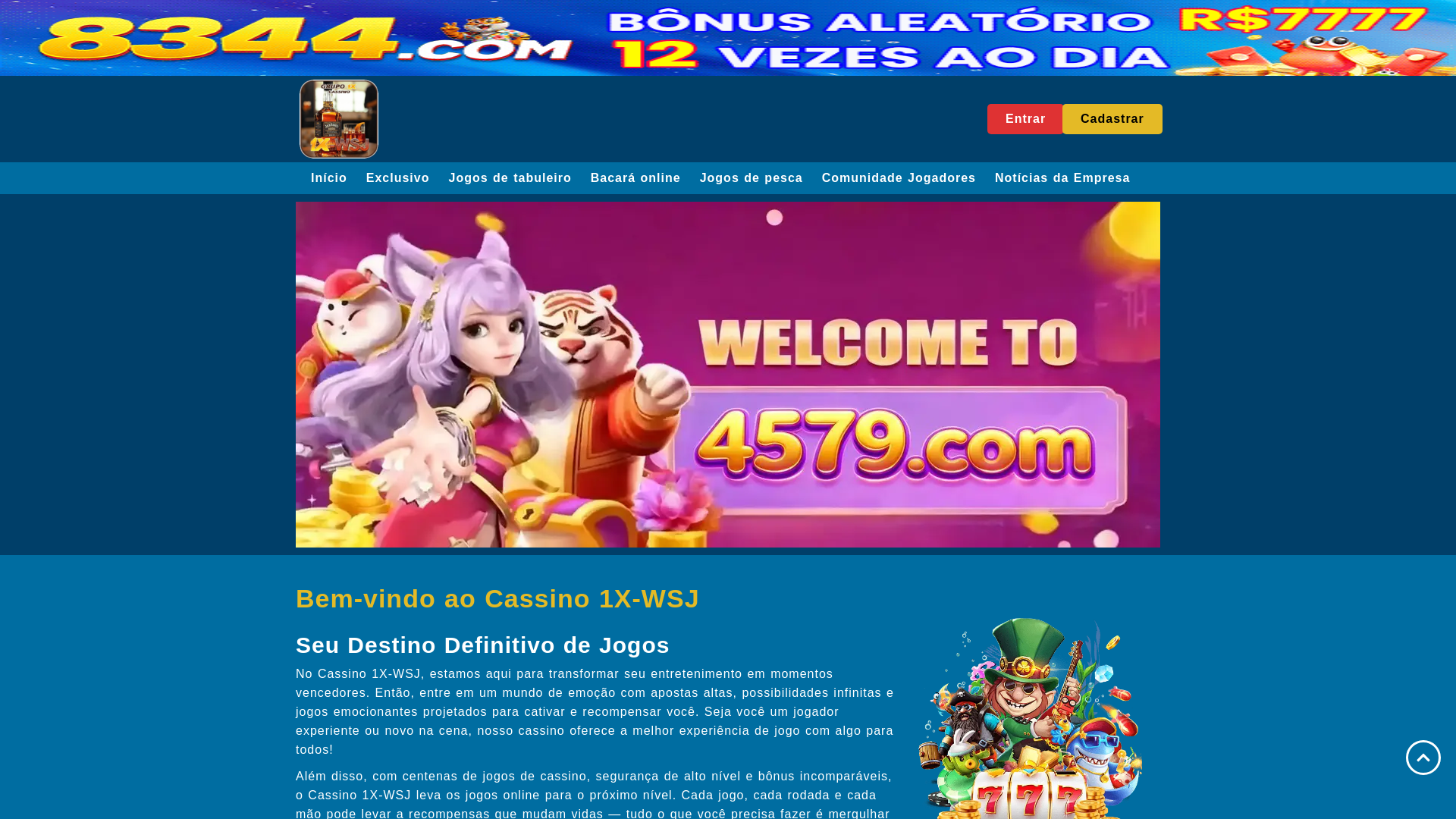 website screenshot of https://1xwsjbet.com