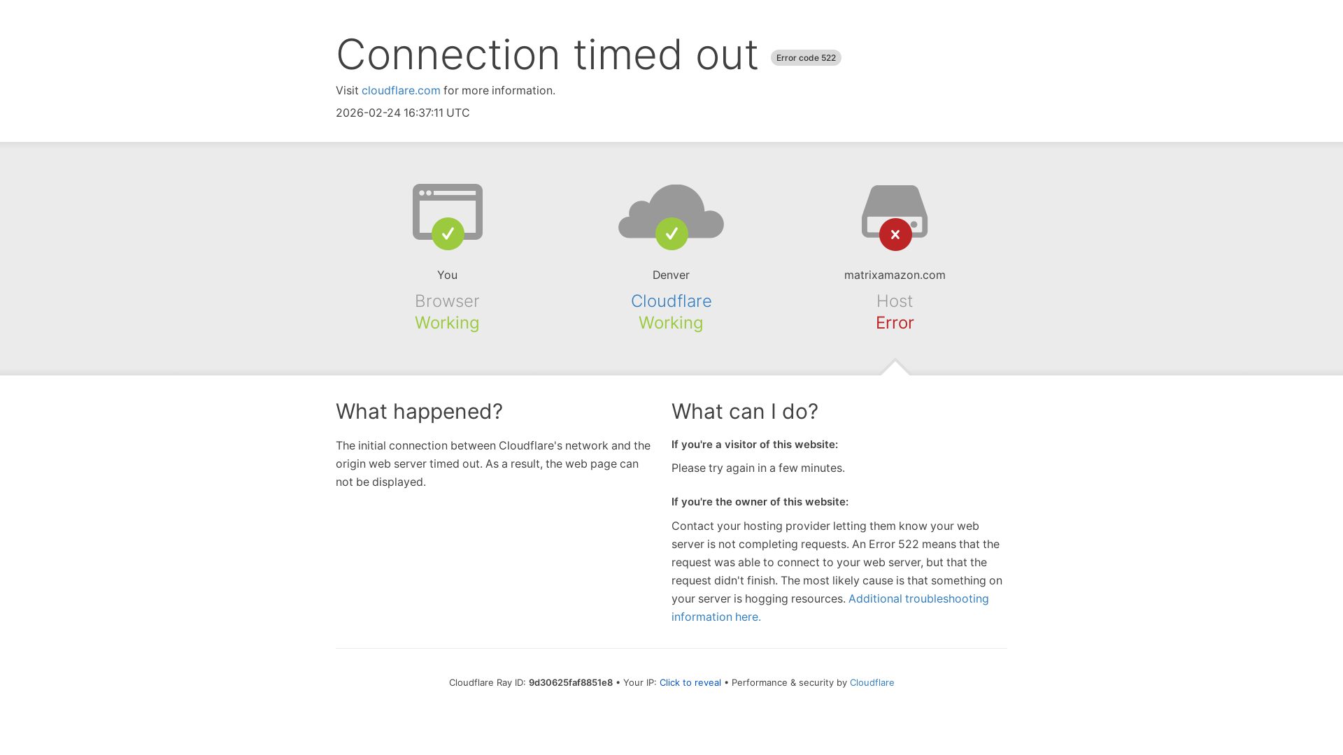 website screenshot of https://matrixamazon.com/