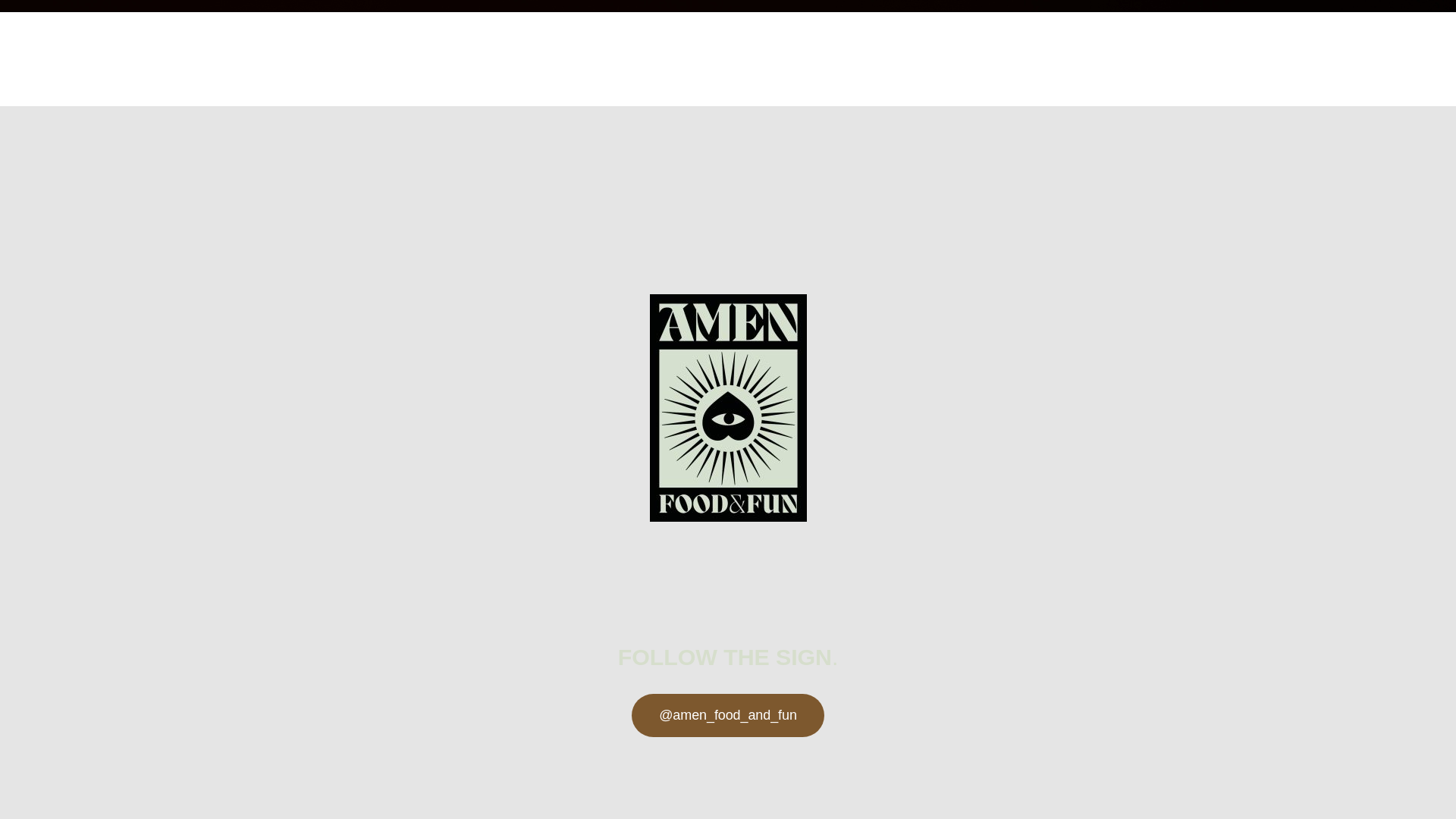 website screenshot of https://amenbistro.si/