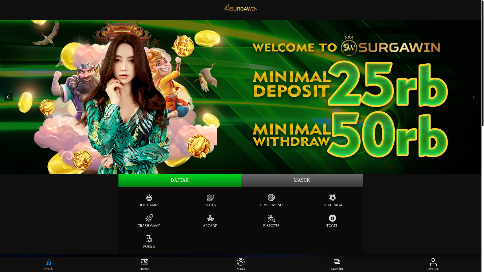 website screenshot of https://main-surgawin.com/