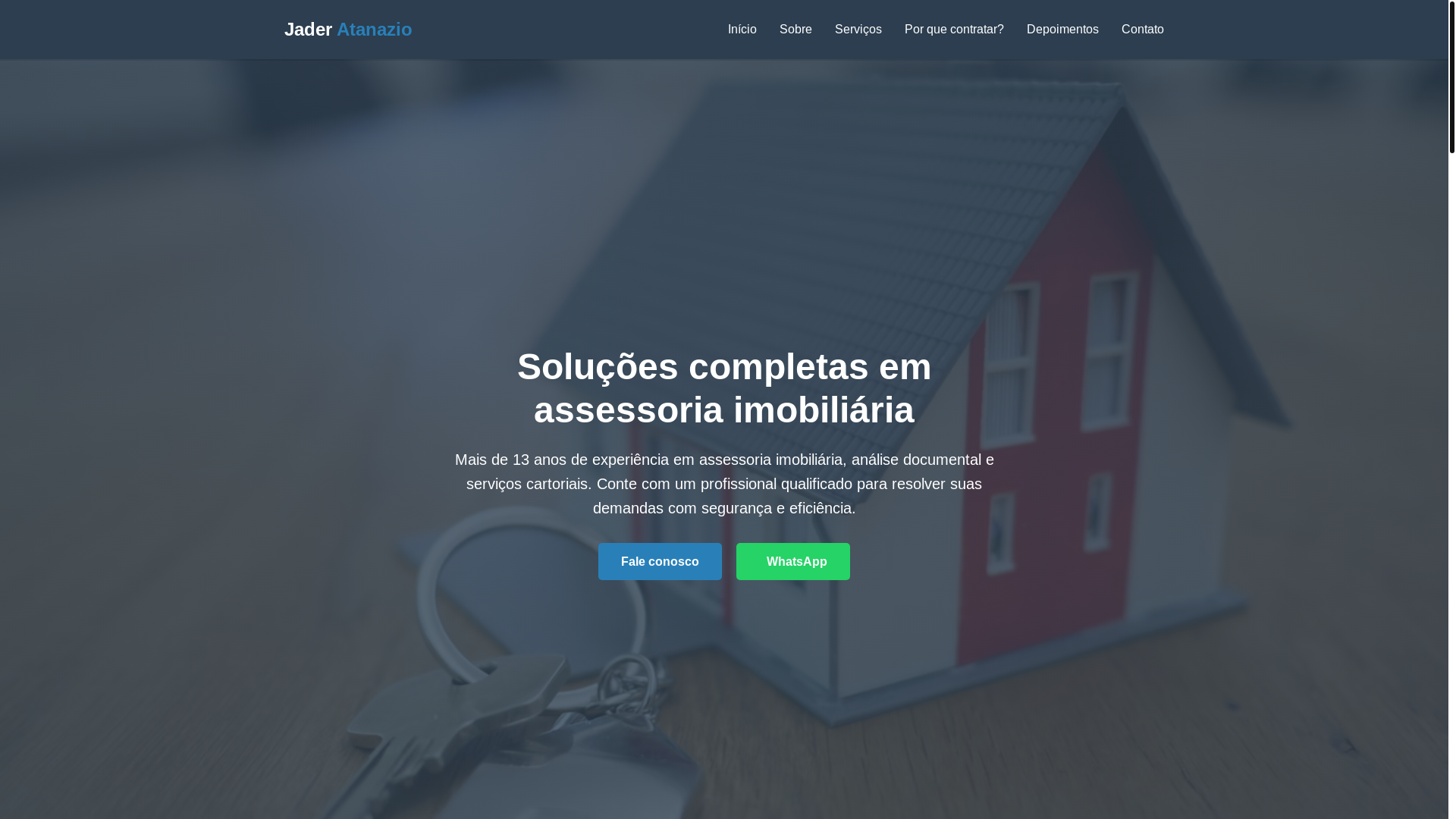 website screenshot of https://atanazioassessoria.com/