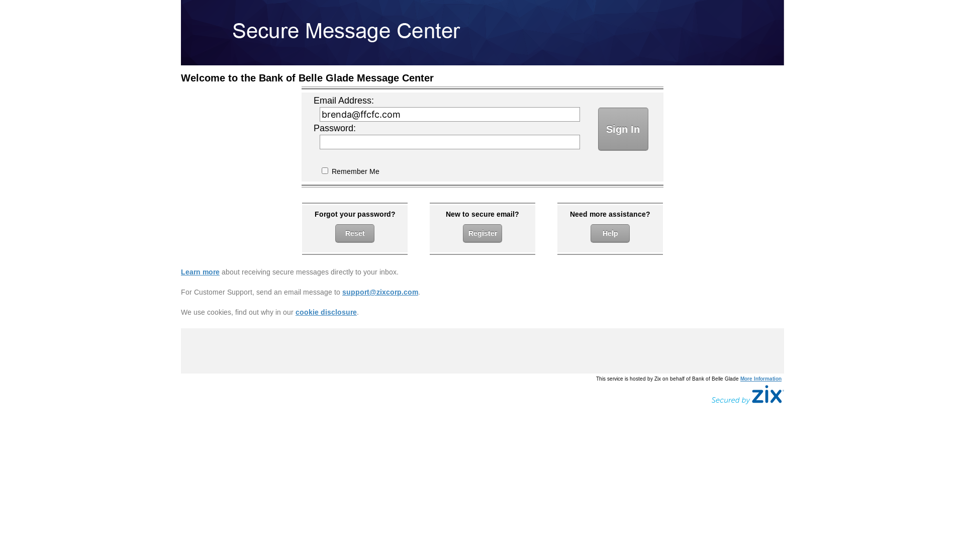 website screenshot of https://bankbg.secureemailportal.com/s/e?m=ABBzCbvRFJ77drHkx3KBQnbp
