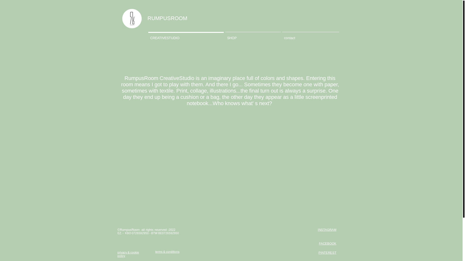 website screenshot of https://rumpusroomcc.com/