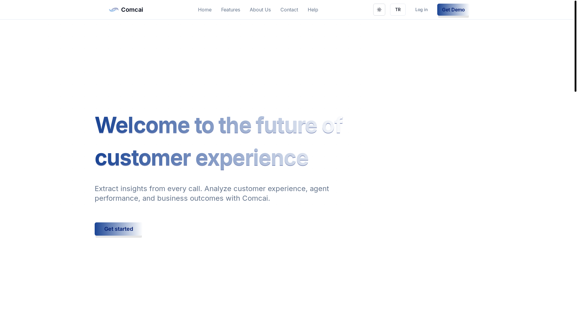 website screenshot of https://comcai-landing-2025.pages.dev/