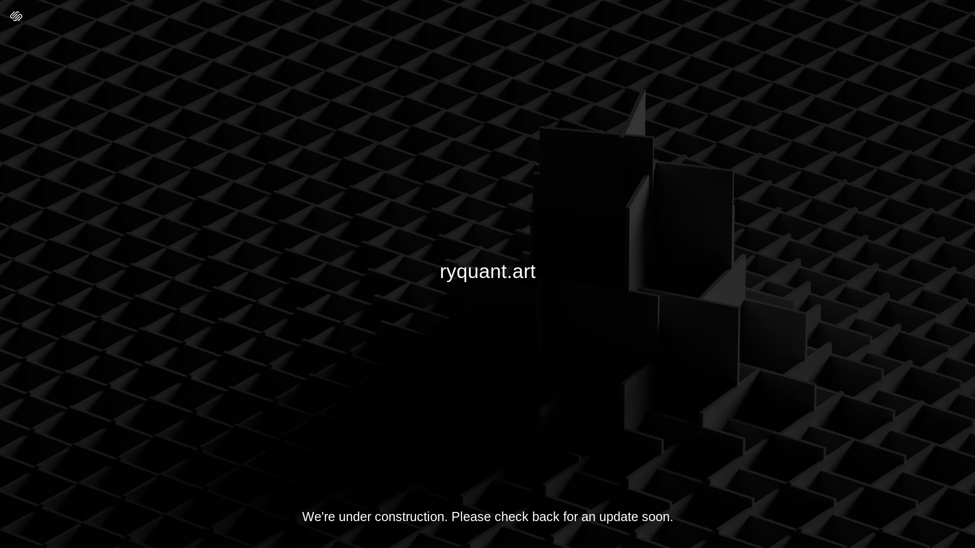 website screenshot of https://ryquant.art/