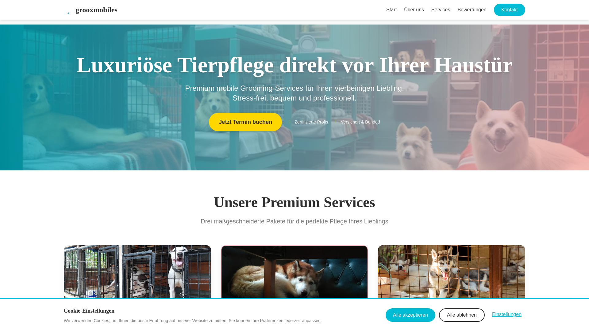 website screenshot of https://grooxmobiles.live/