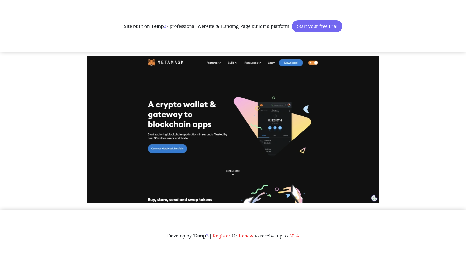 website screenshot of https://help-metamaskio-docs.tem3.io