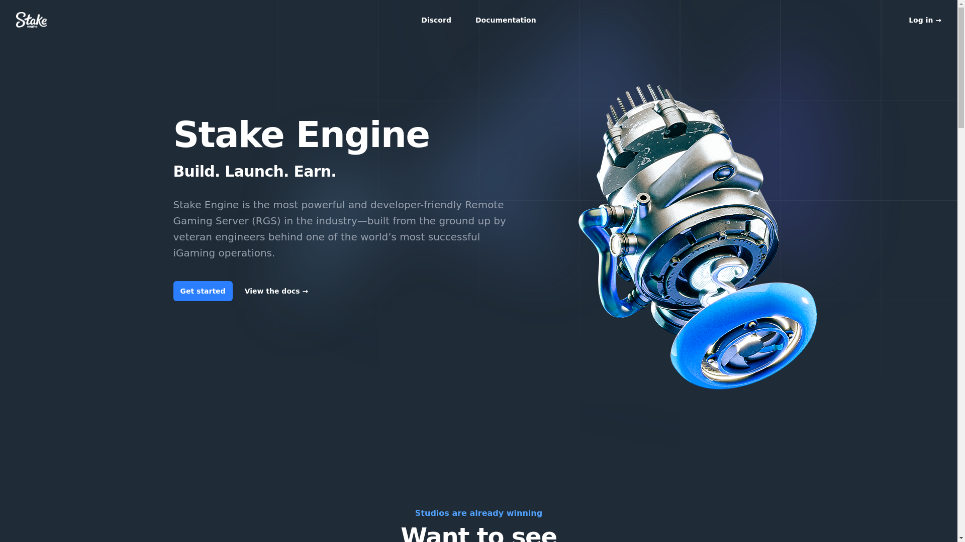 website screenshot of https://stake-engine-landing-page-5oy.pages.dev/