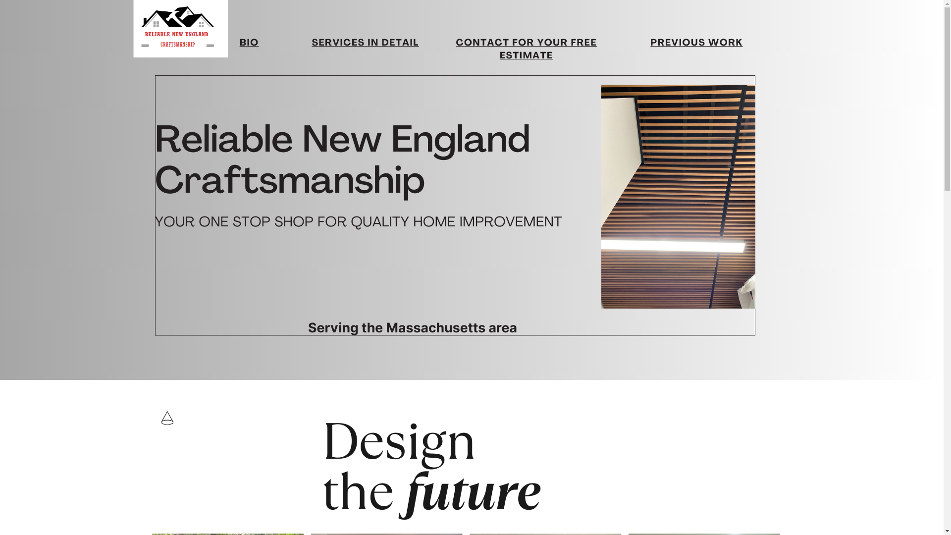 website screenshot of https://reliablenewenglandcraftsmanship.org/