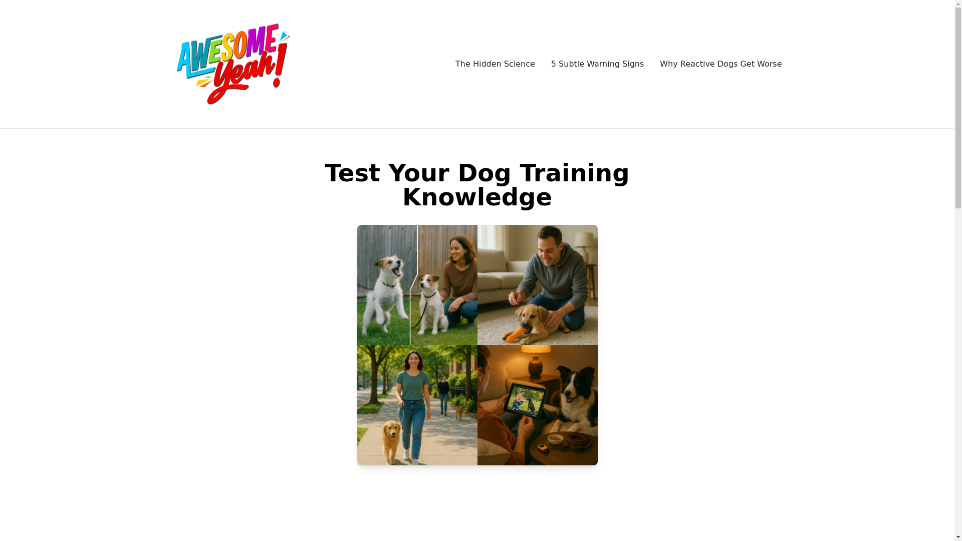 website screenshot of https://dog-training-funnel-astro.pages.dev/