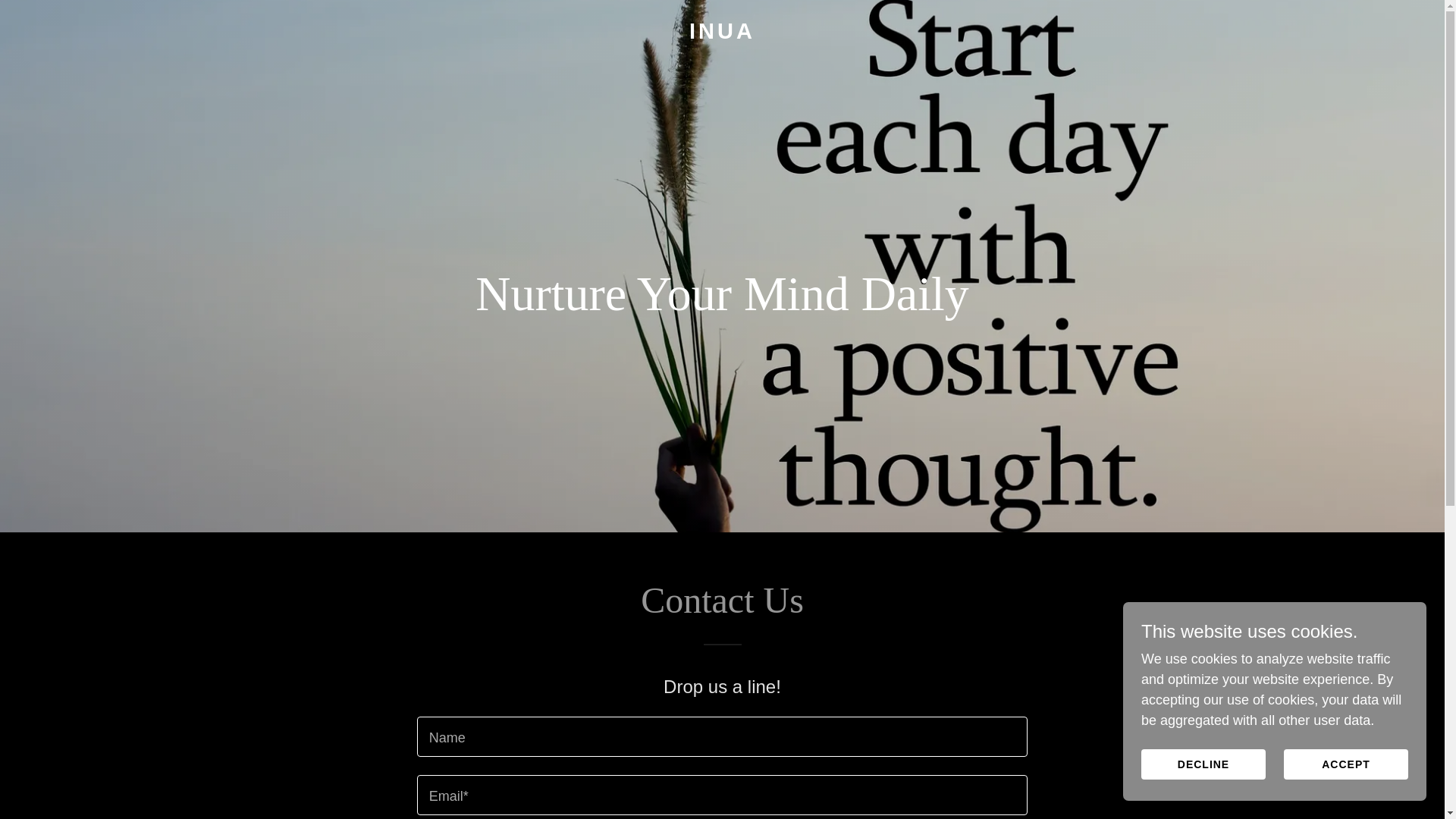 website screenshot of https://theinua.app/
