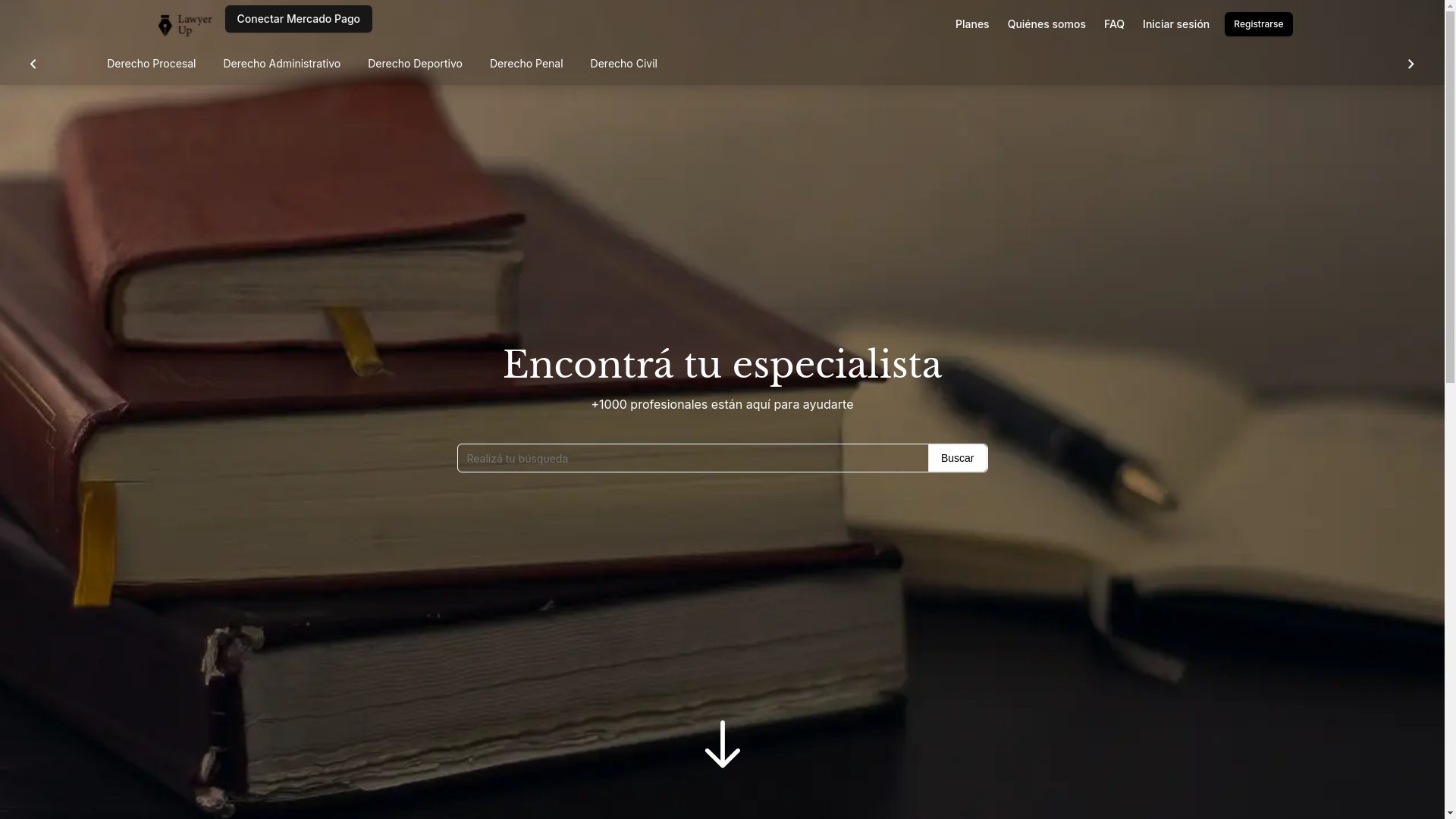 website screenshot of https://lexapp.ar/