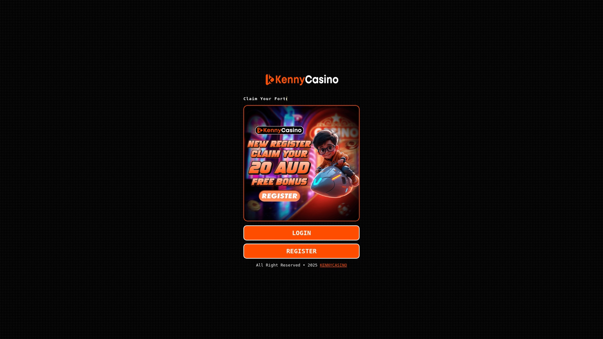 website screenshot of https://kennycasino.pages.dev/