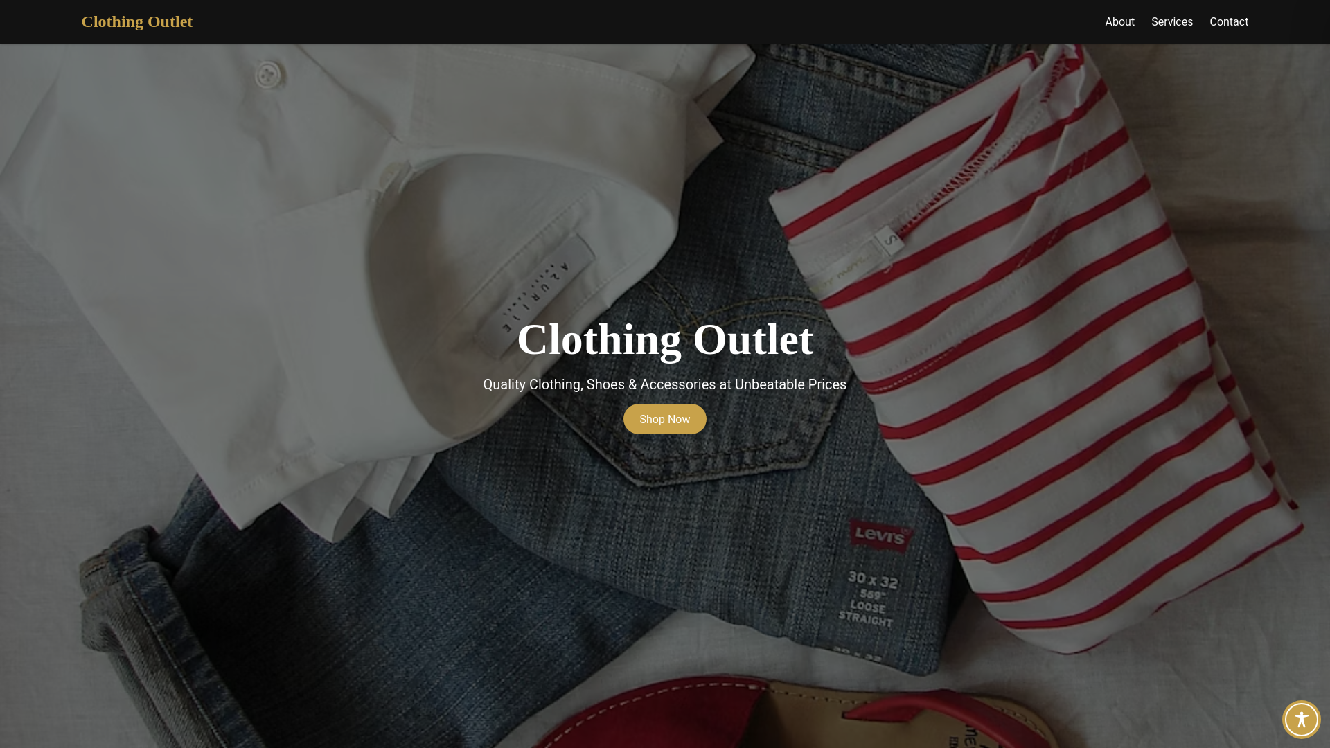 website screenshot of https://liquidationjl.com/