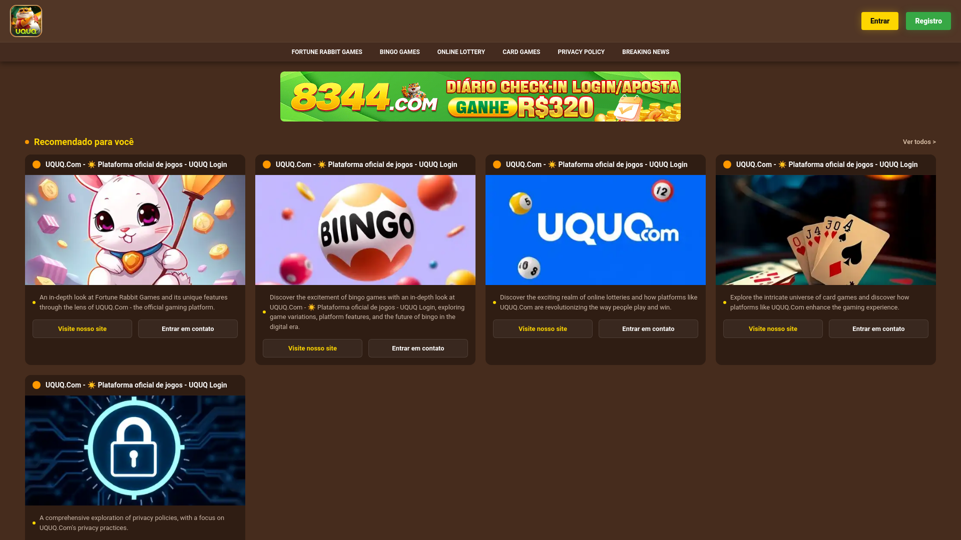 website screenshot of https://uquqcom.com/