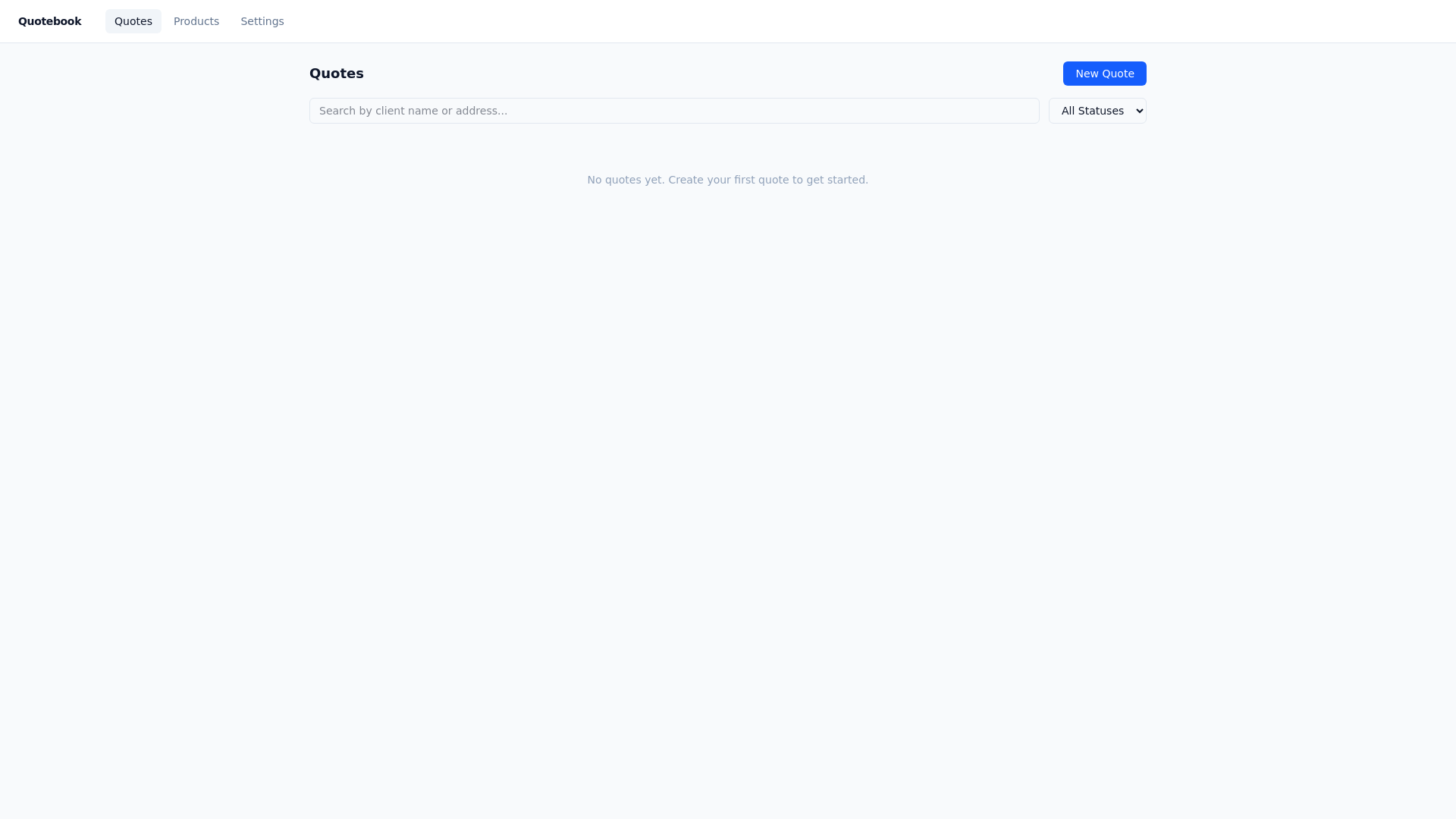 website screenshot of https://quotebook-app.pages.dev/