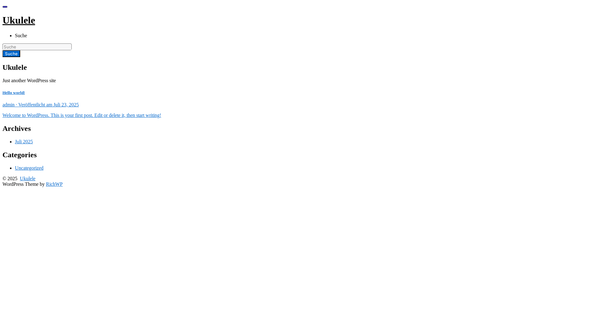 website screenshot of https://magie-der-ukulele.de/