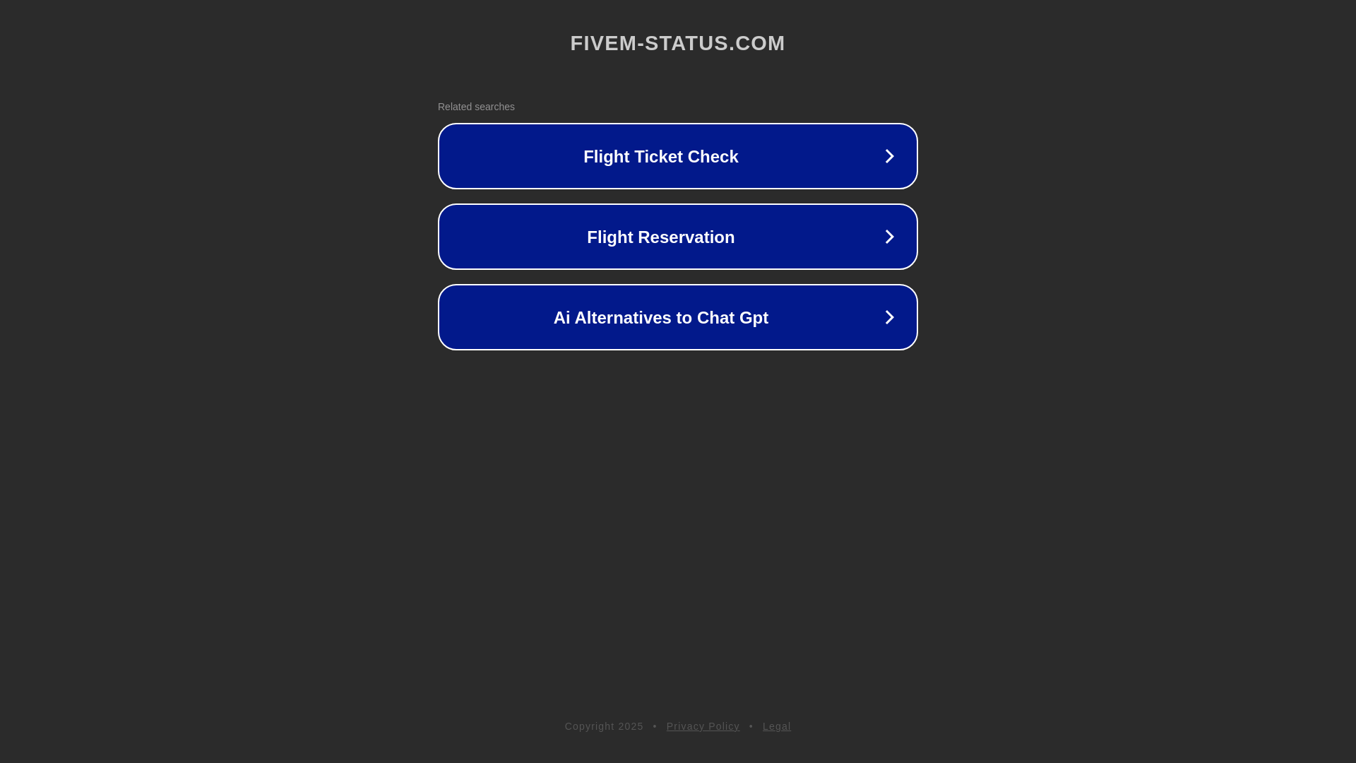 website screenshot of https://fivem-status.com/