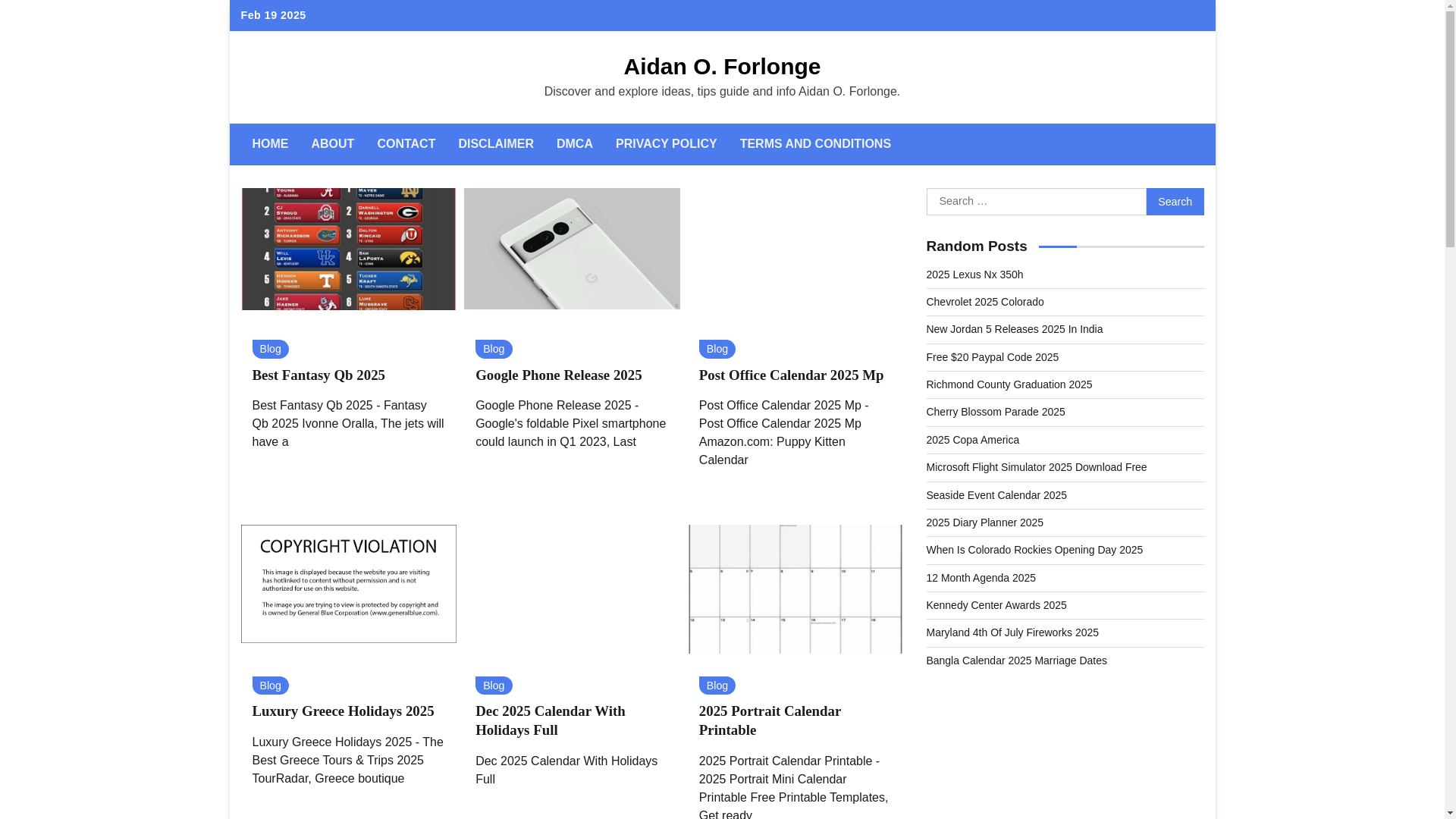 website screenshot of https://aidanoforlonge.pages.dev/